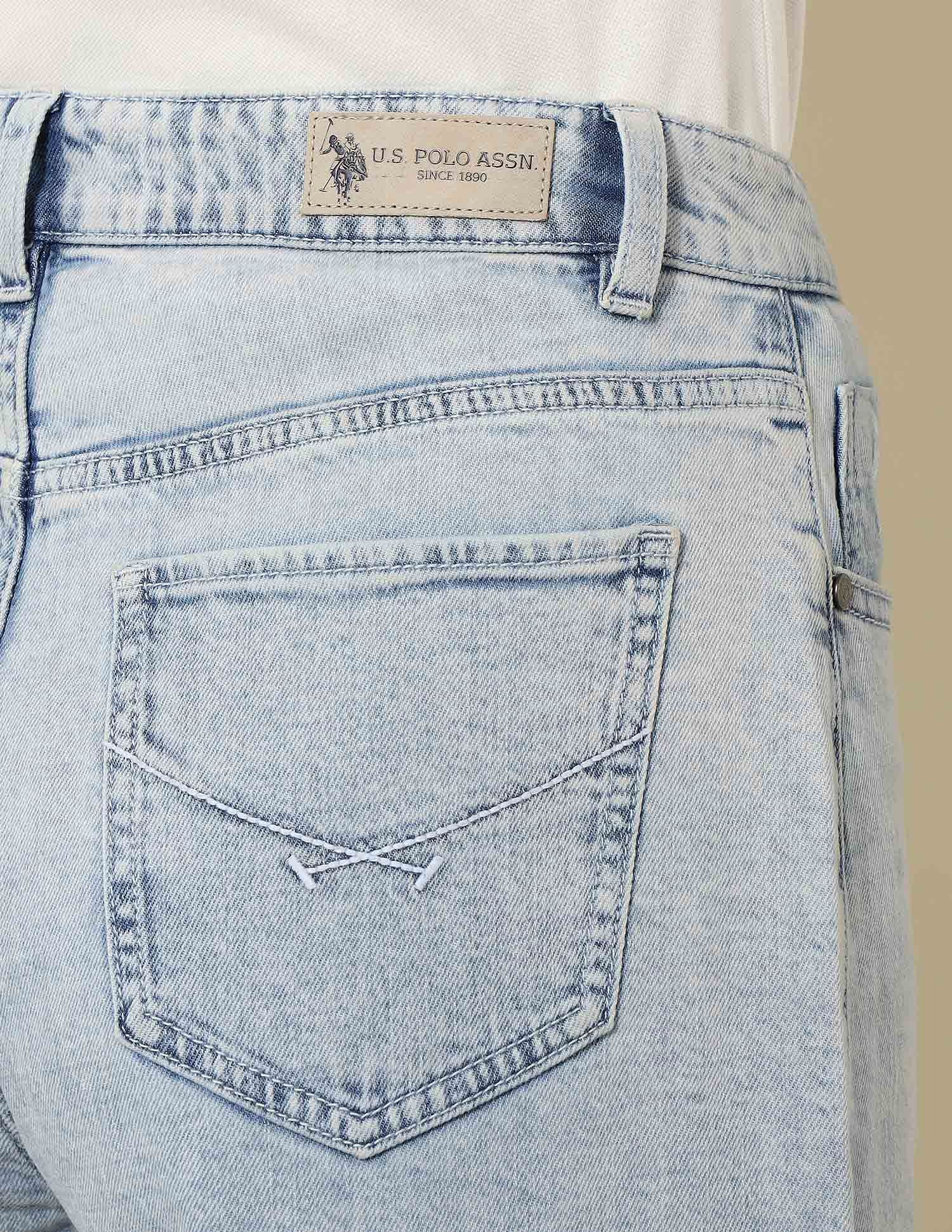 High Rise Wide Leg Fit Jeans - Image 14