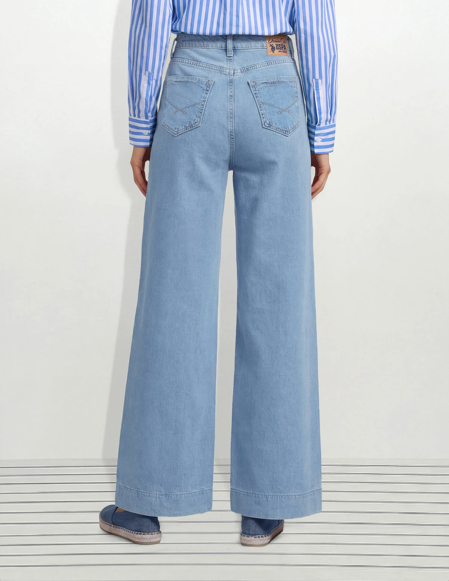 High Rise Wide Leg Fit Jeans - Image 4