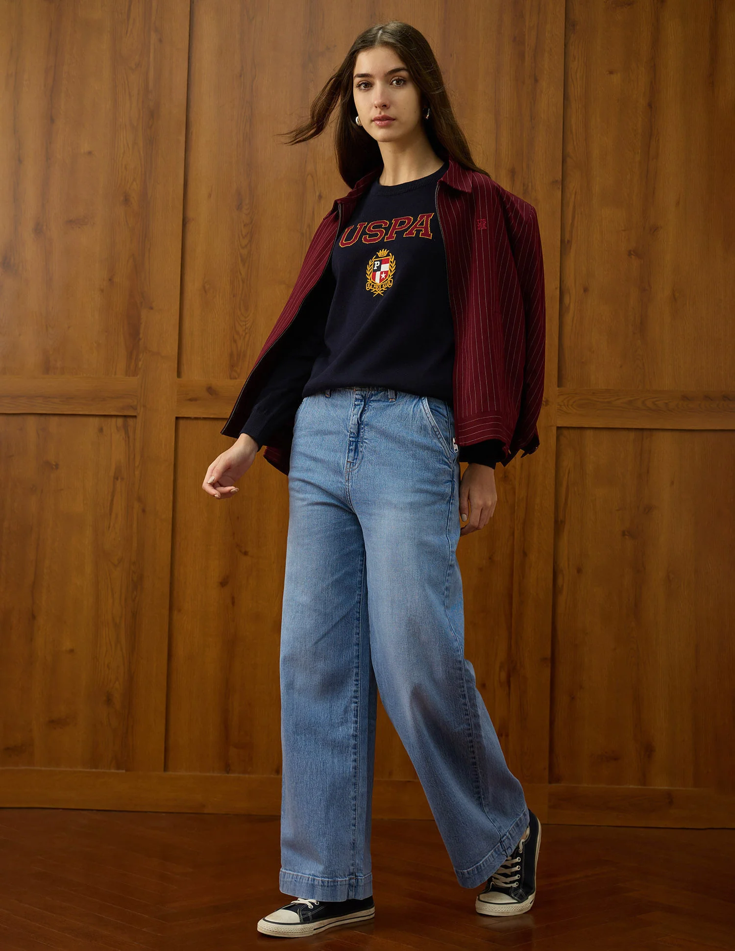 High Rise Wide Leg Fit Jeans - Image 3