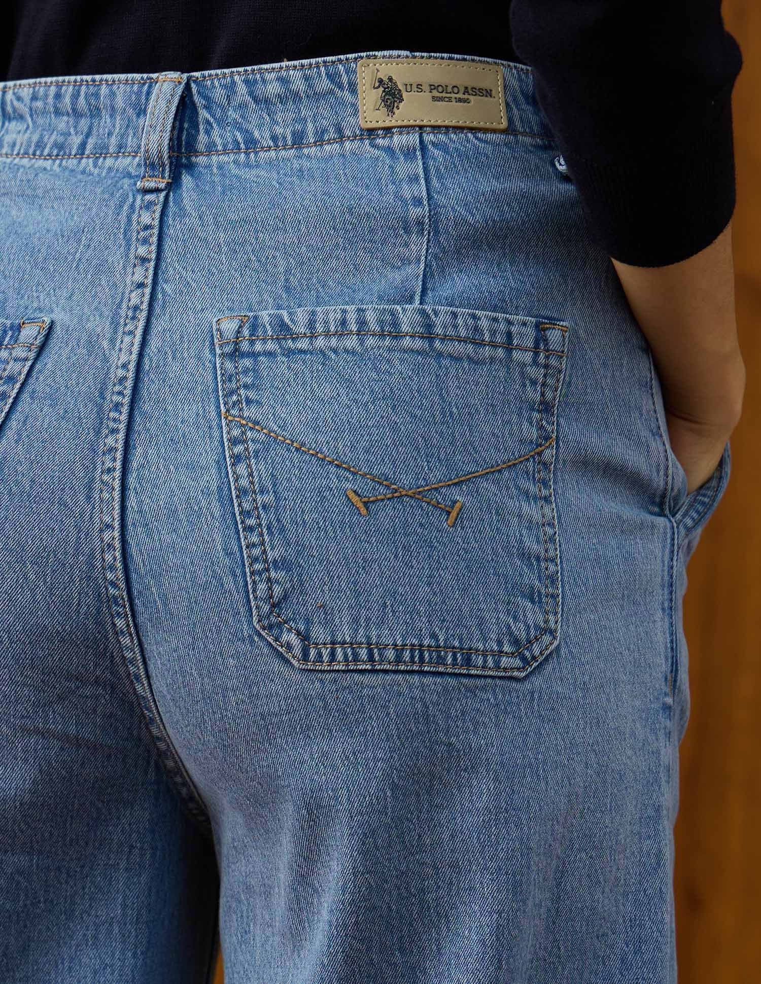 High Rise Wide Leg Fit Jeans - Image 8