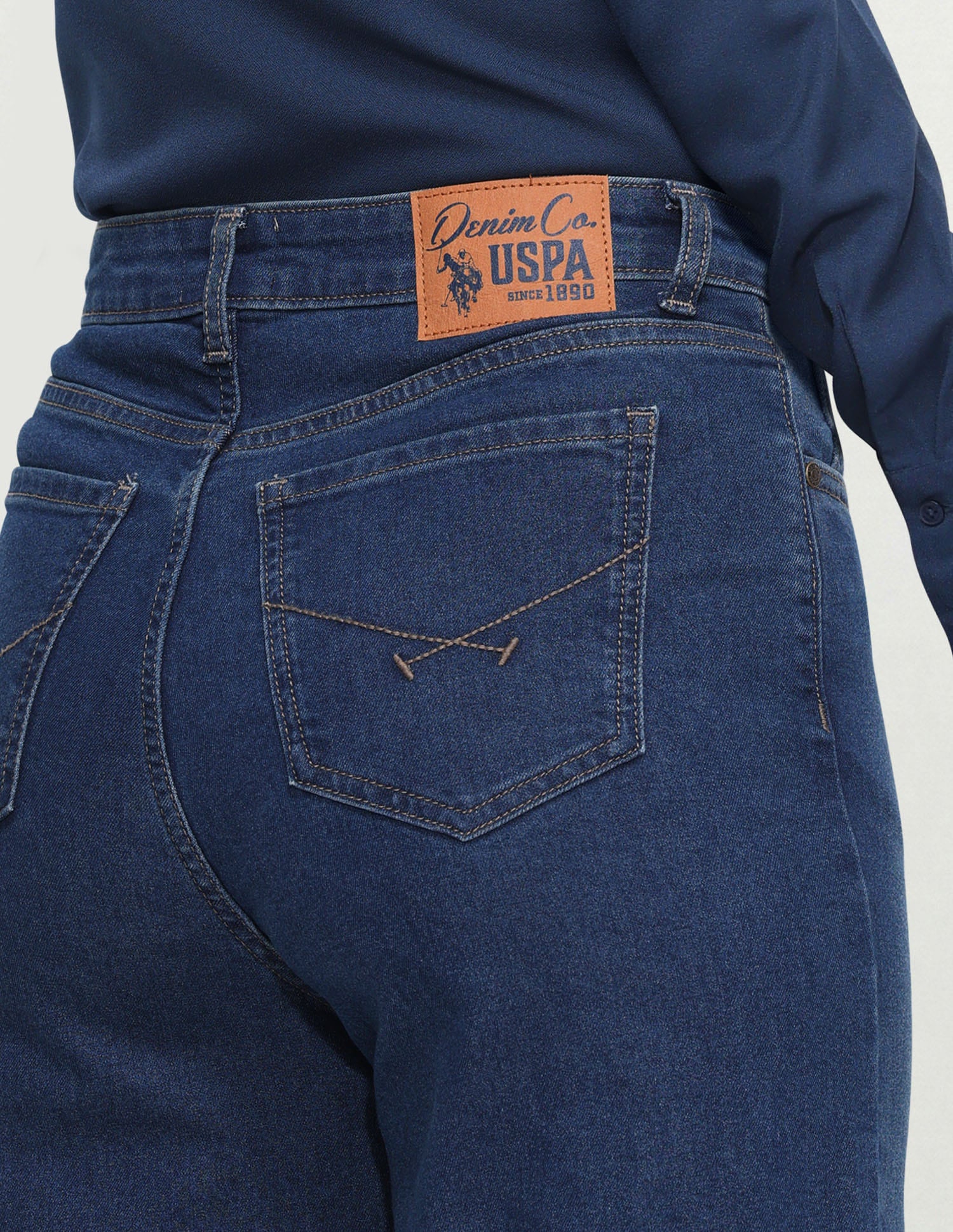 High Rise Wide Leg Fit Jeans - Image 7