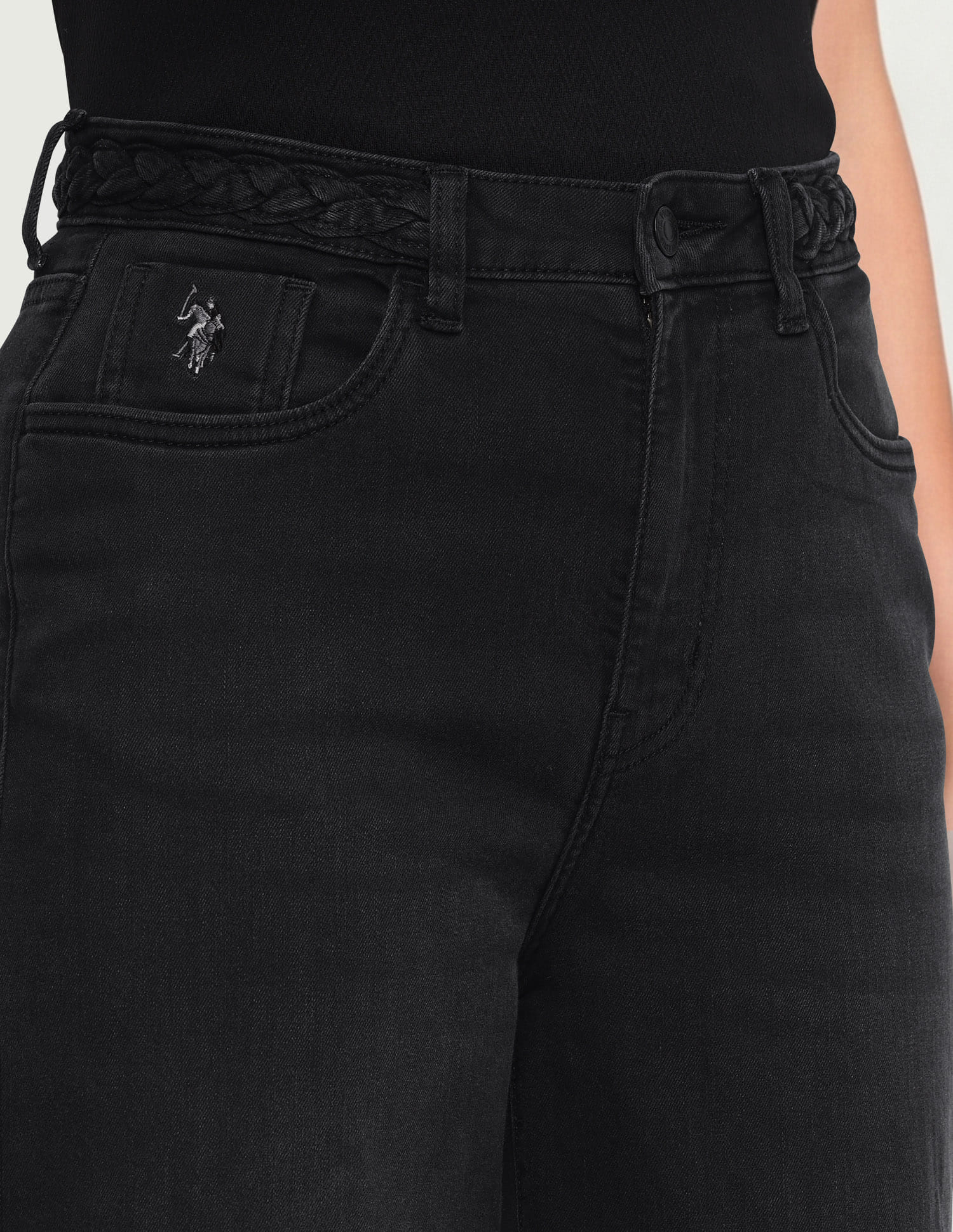 High Rise Wide Leg Fit Jeans - Image 6