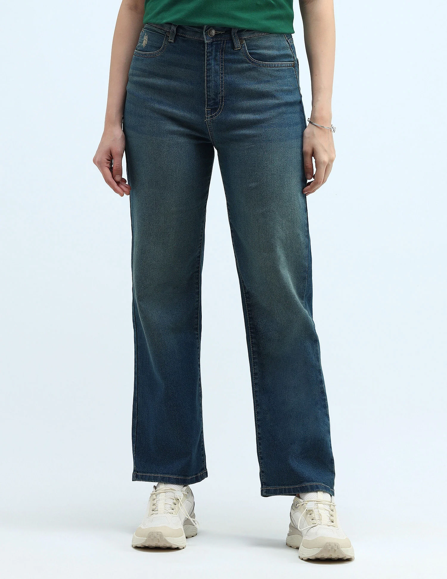 High Rise Wide Leg Jeans - Image 6