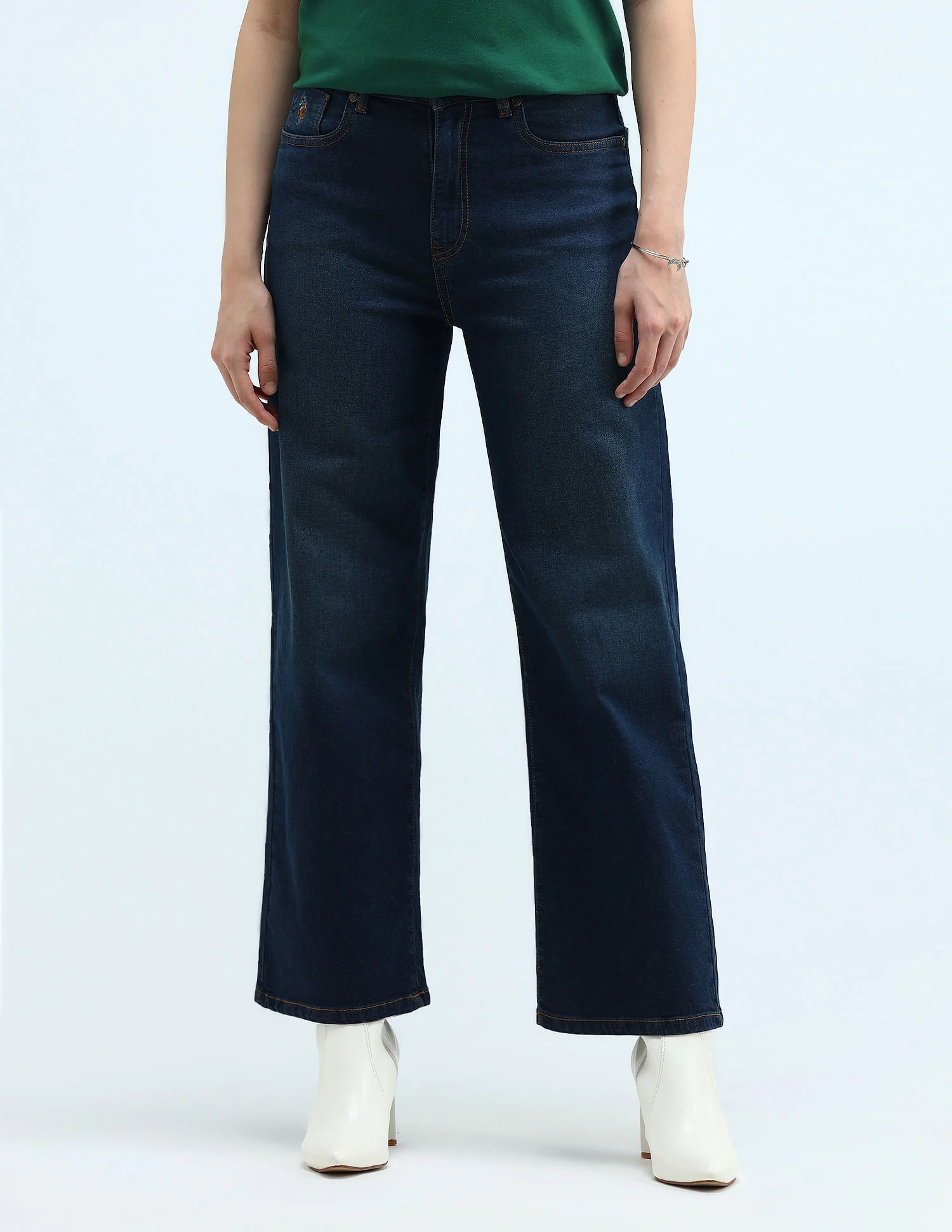 High Rise Wide Leg Jeans - Image 6