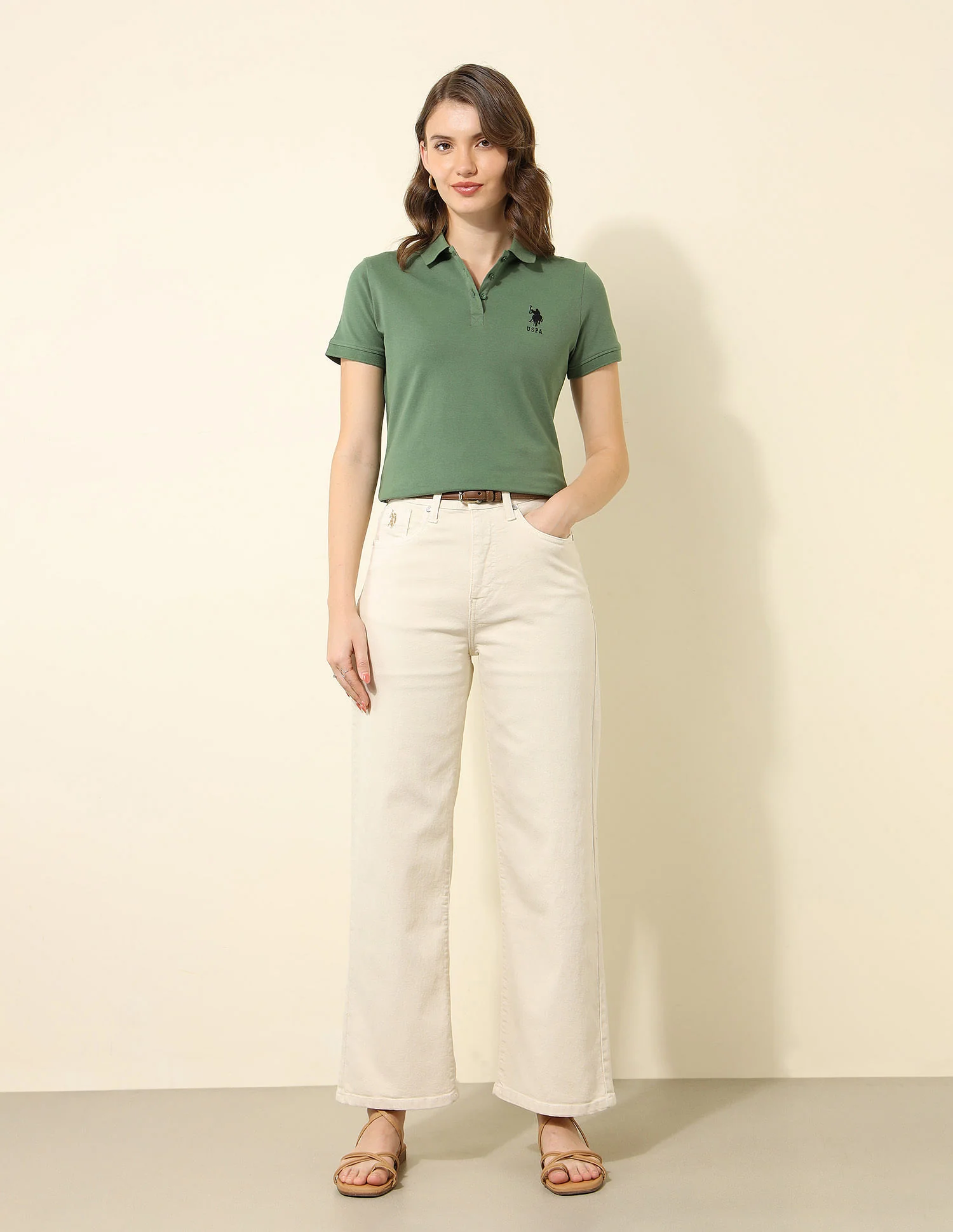 High Rise Wide Leg Jeans - Image 3