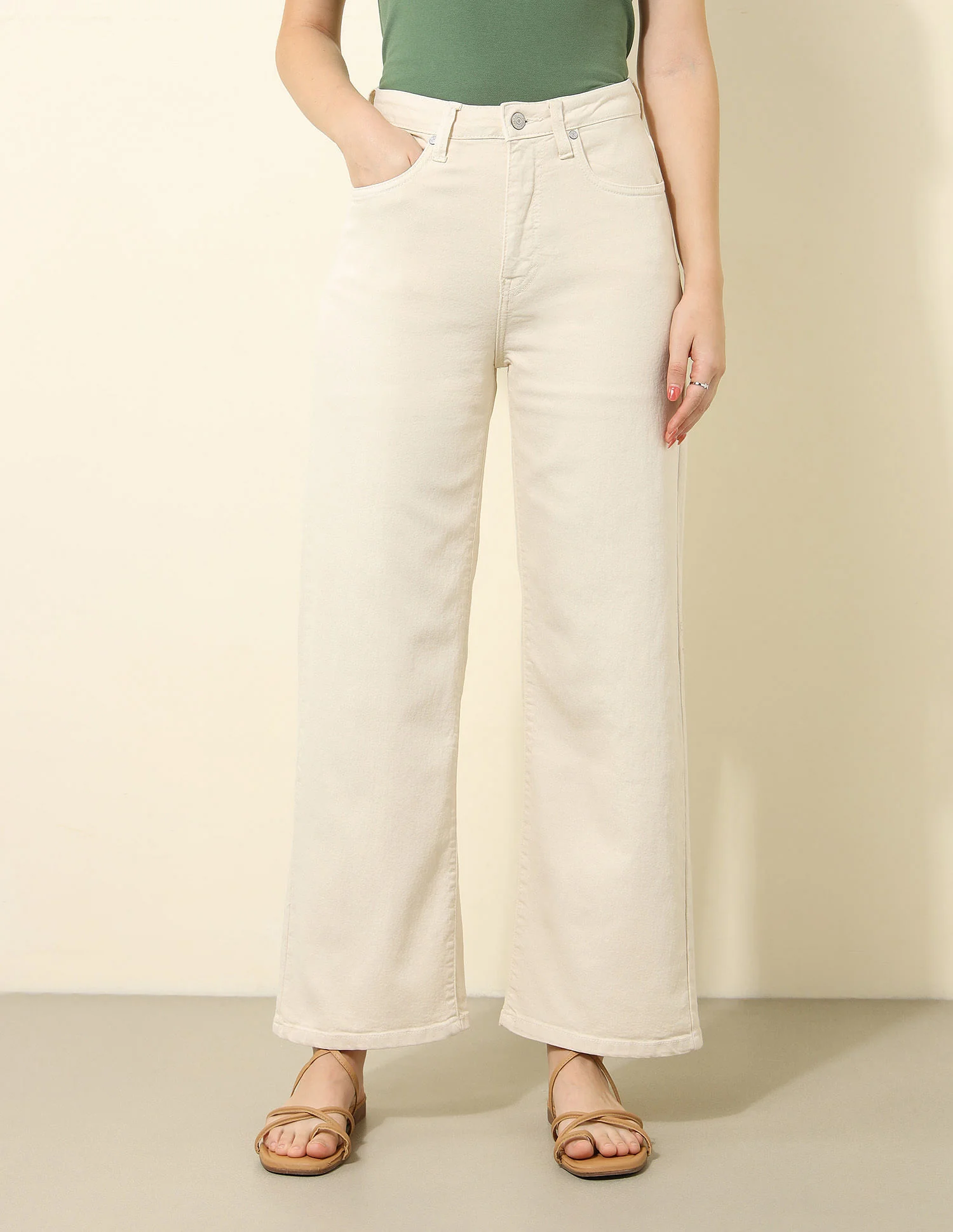 High Rise Wide Leg Jeans - Image 6