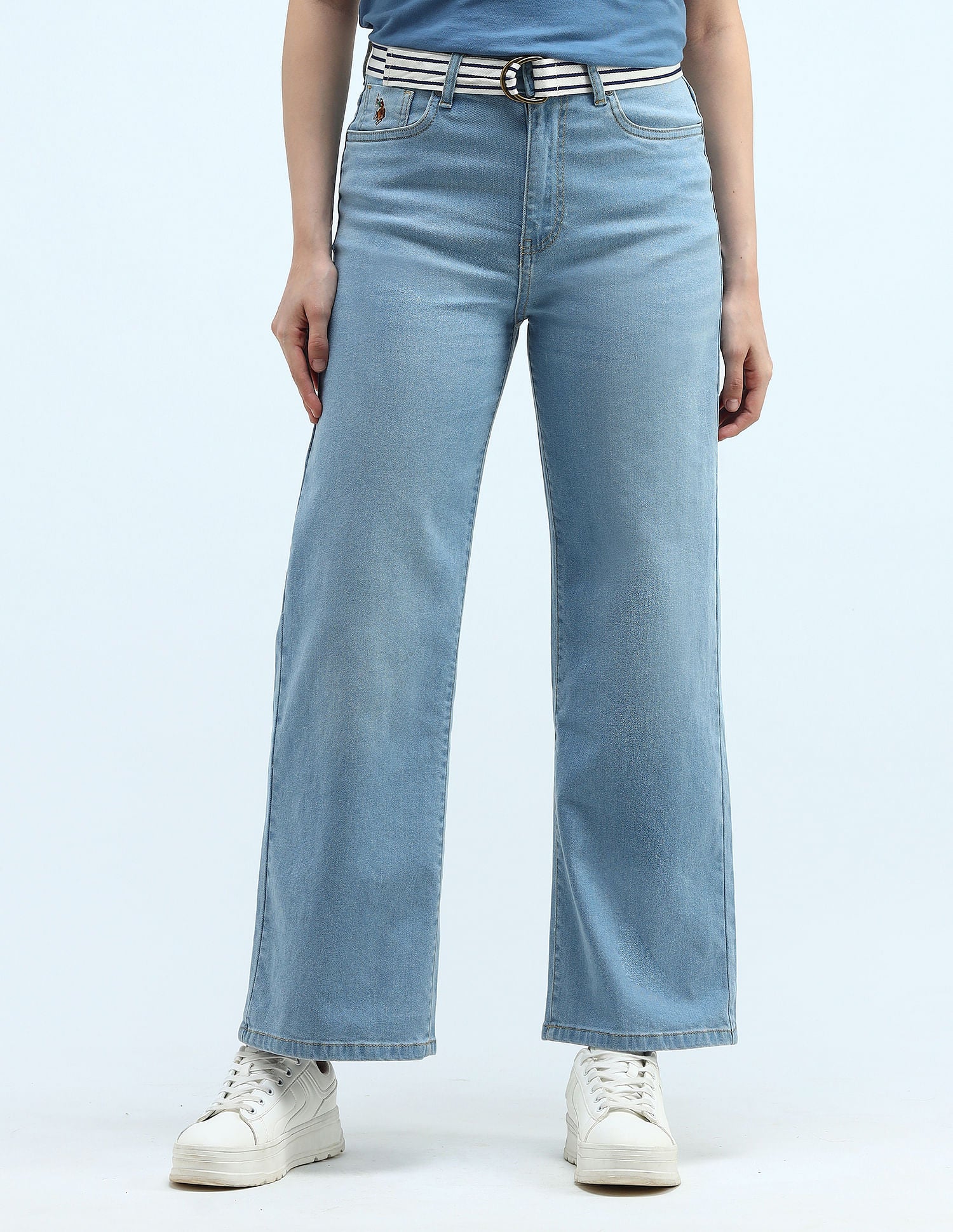 High Rise Wide Leg Jeans - Image 3