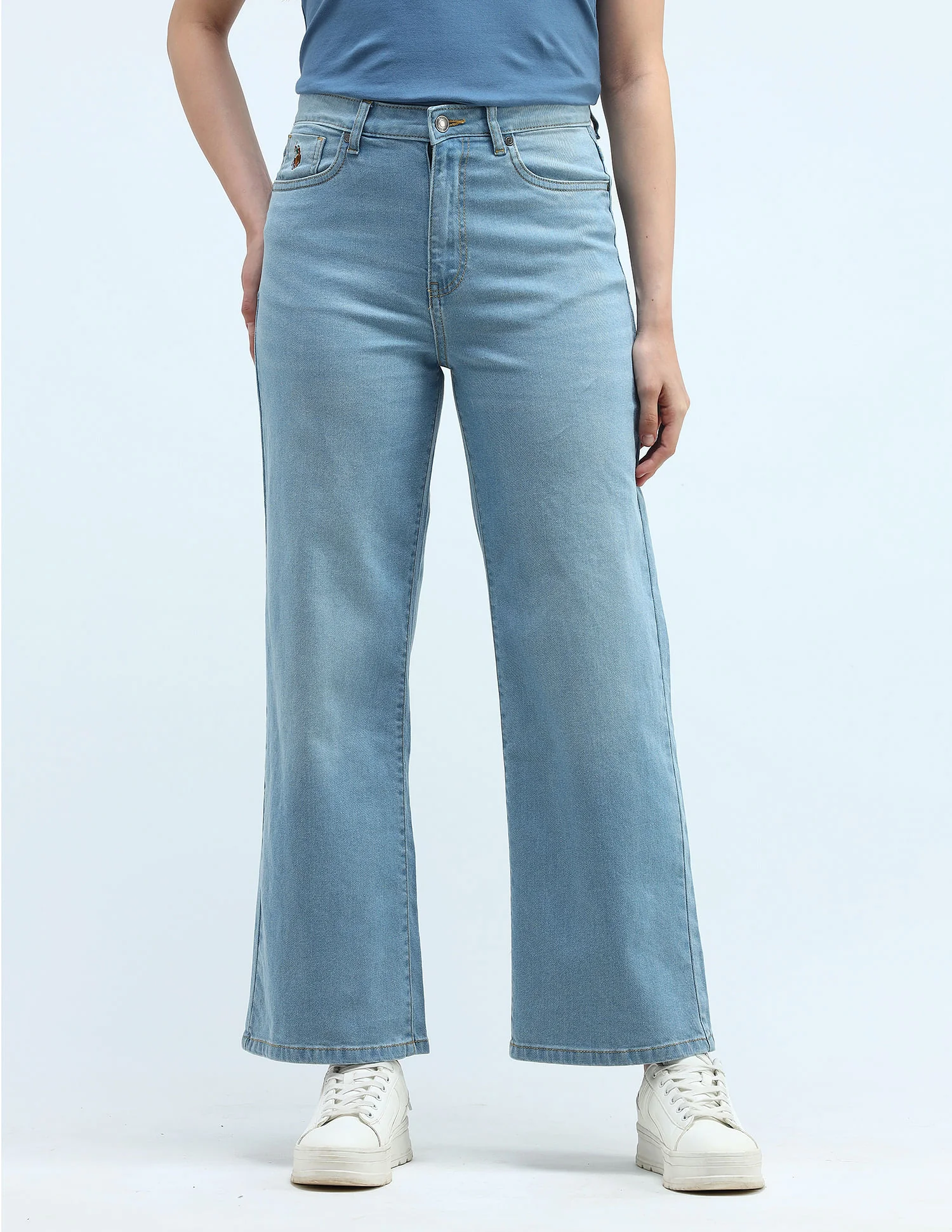 High Rise Wide Leg Jeans - Image 6