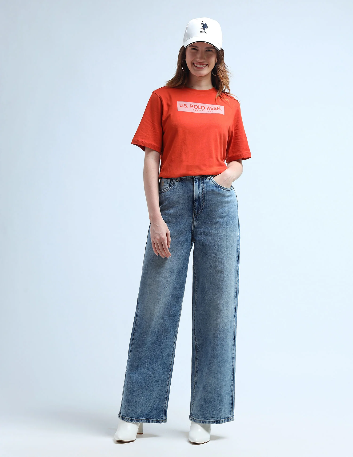 High Rise Wide Leg Jeans - Image 3