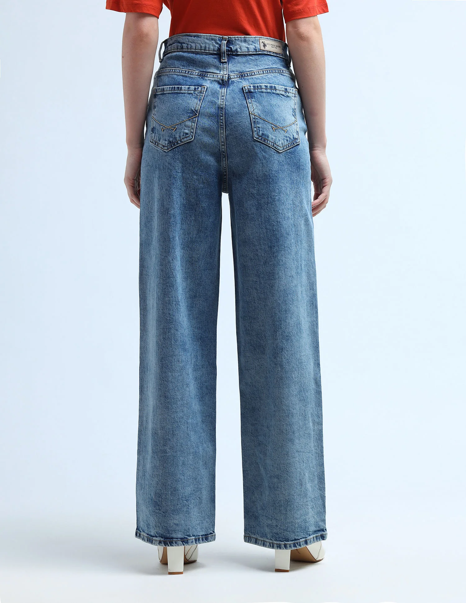 High Rise Wide Leg Jeans - Image 5