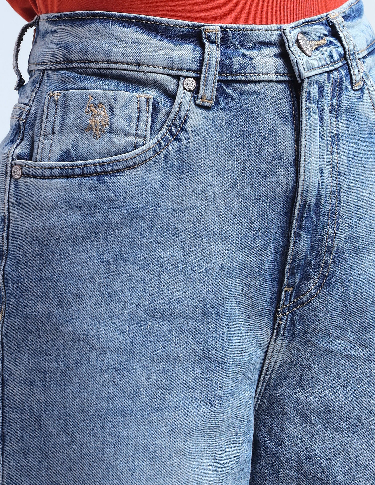 High Rise Wide Leg Jeans - Image 8