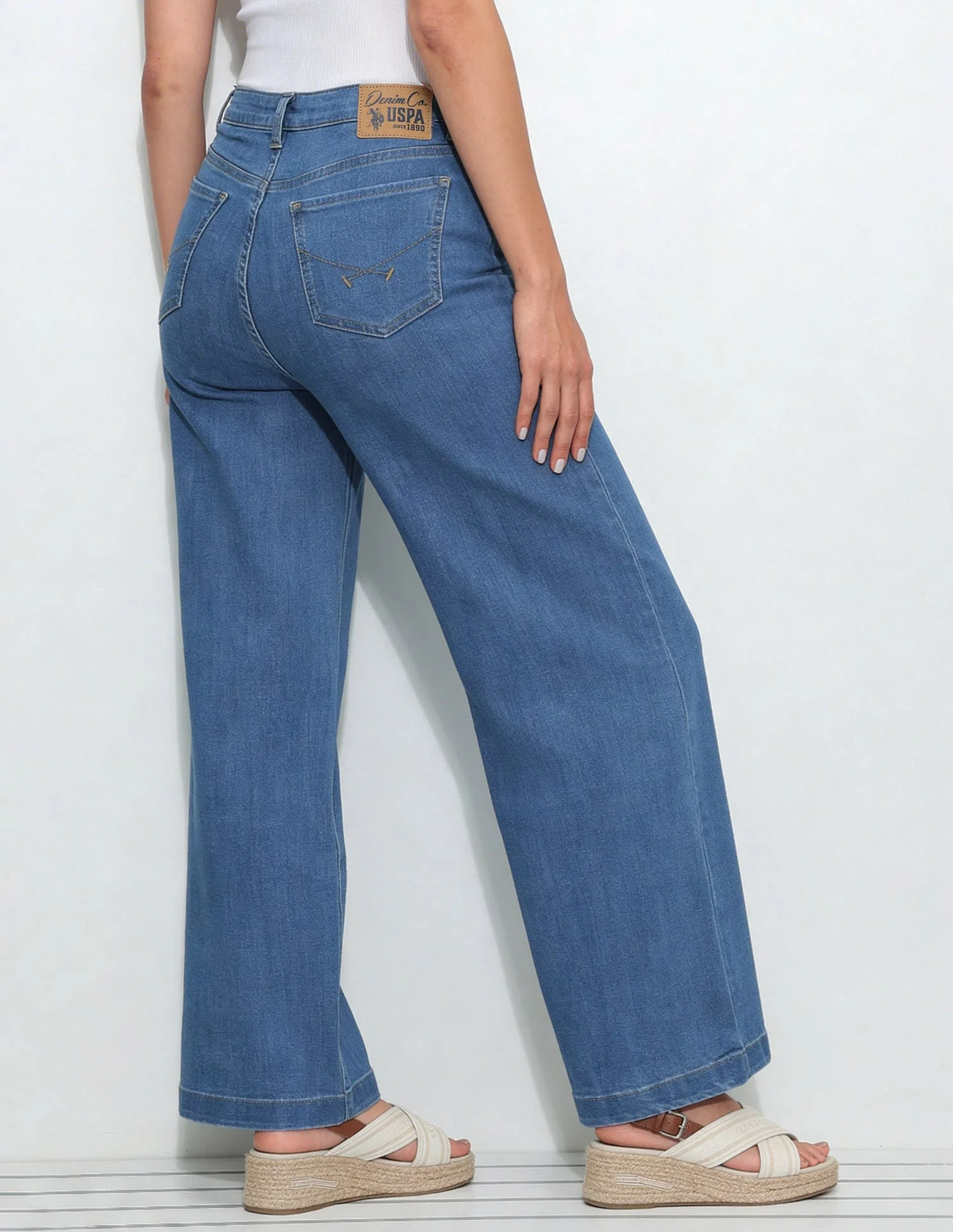 High Rise Wide Leg Jeans - Image 5