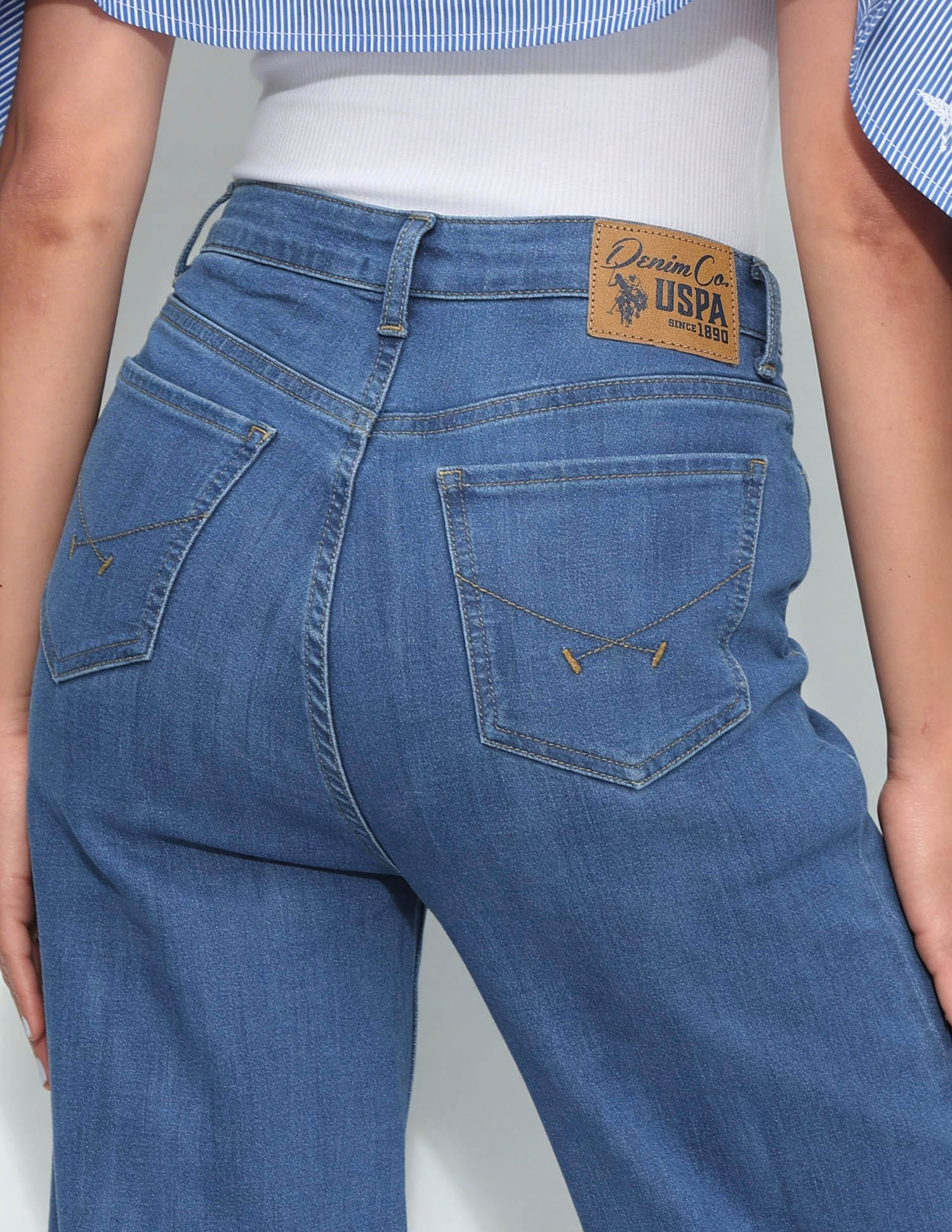 High Rise Wide Leg Jeans - Image 7