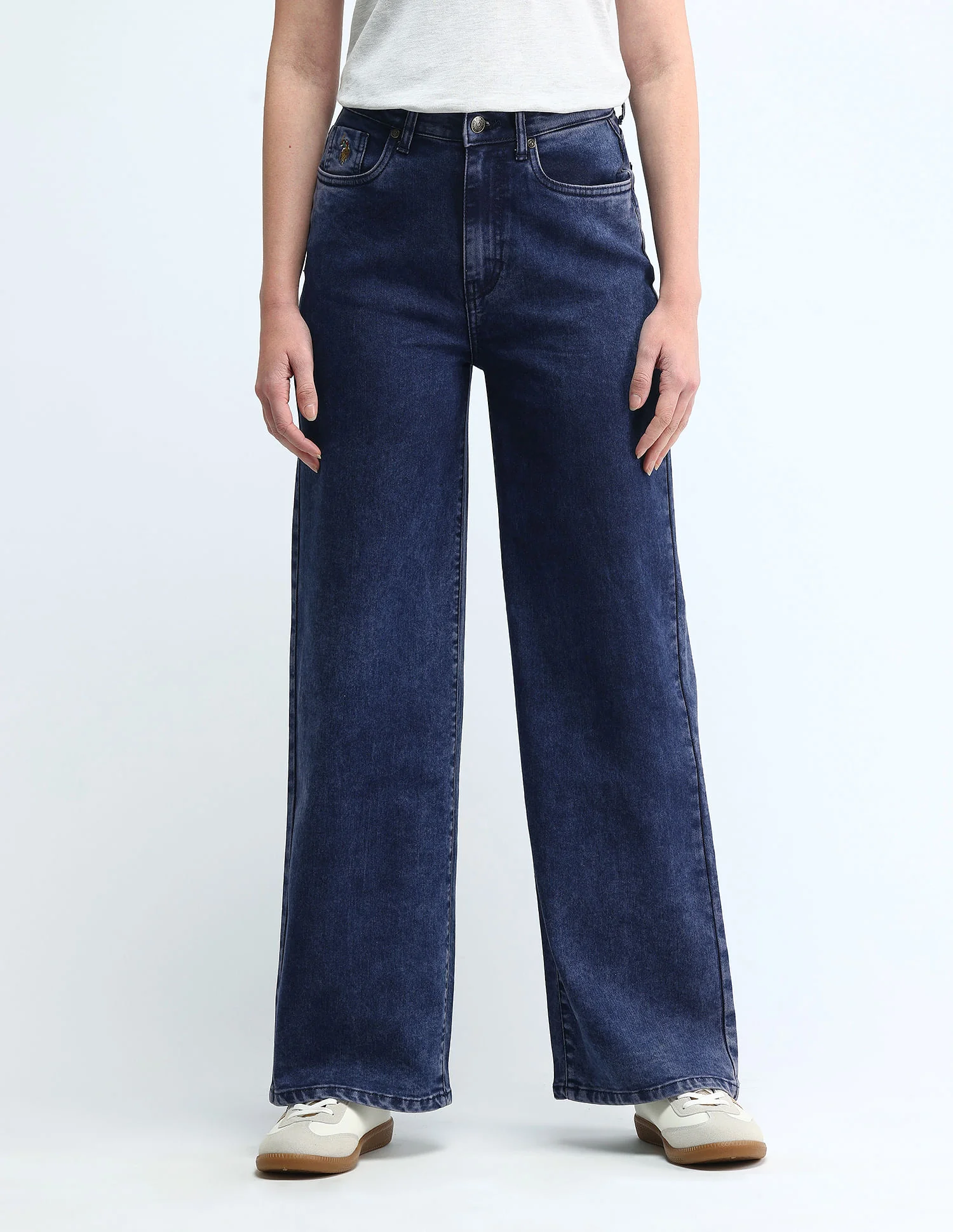 High Rise Wide Leg Jeans - Image 6