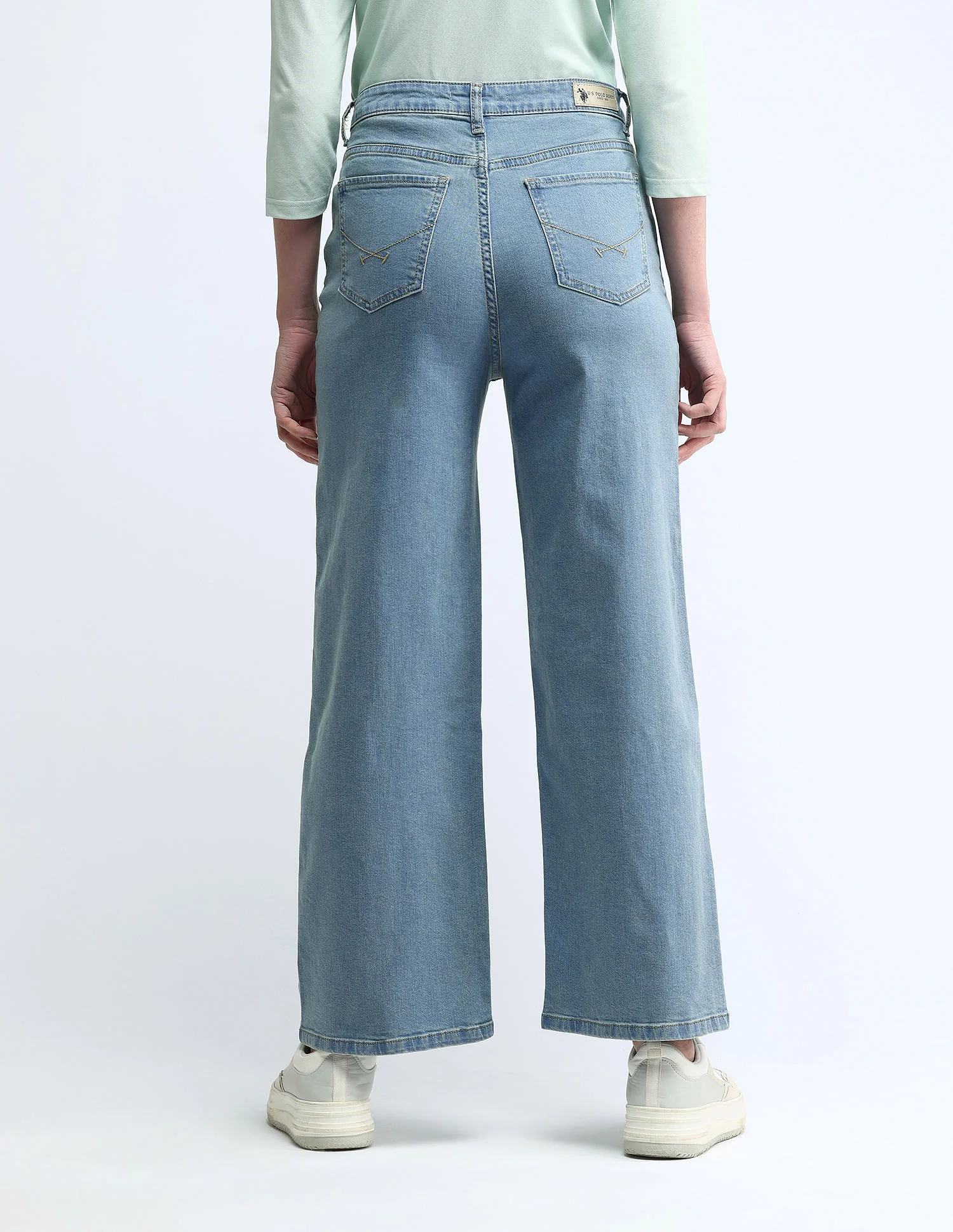 High Rise Wide Leg Jeans - Image 5