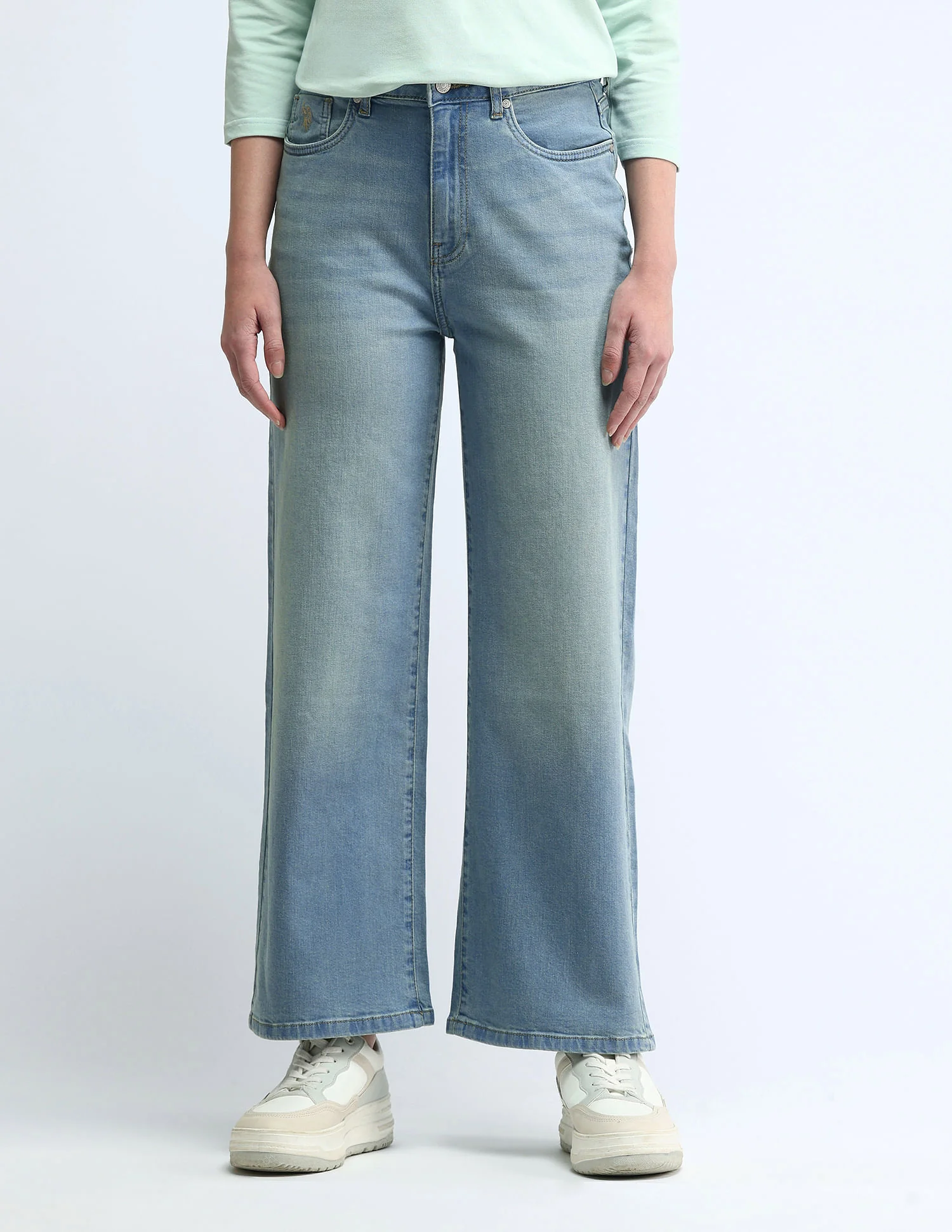 High Rise Wide Leg Jeans - Image 6