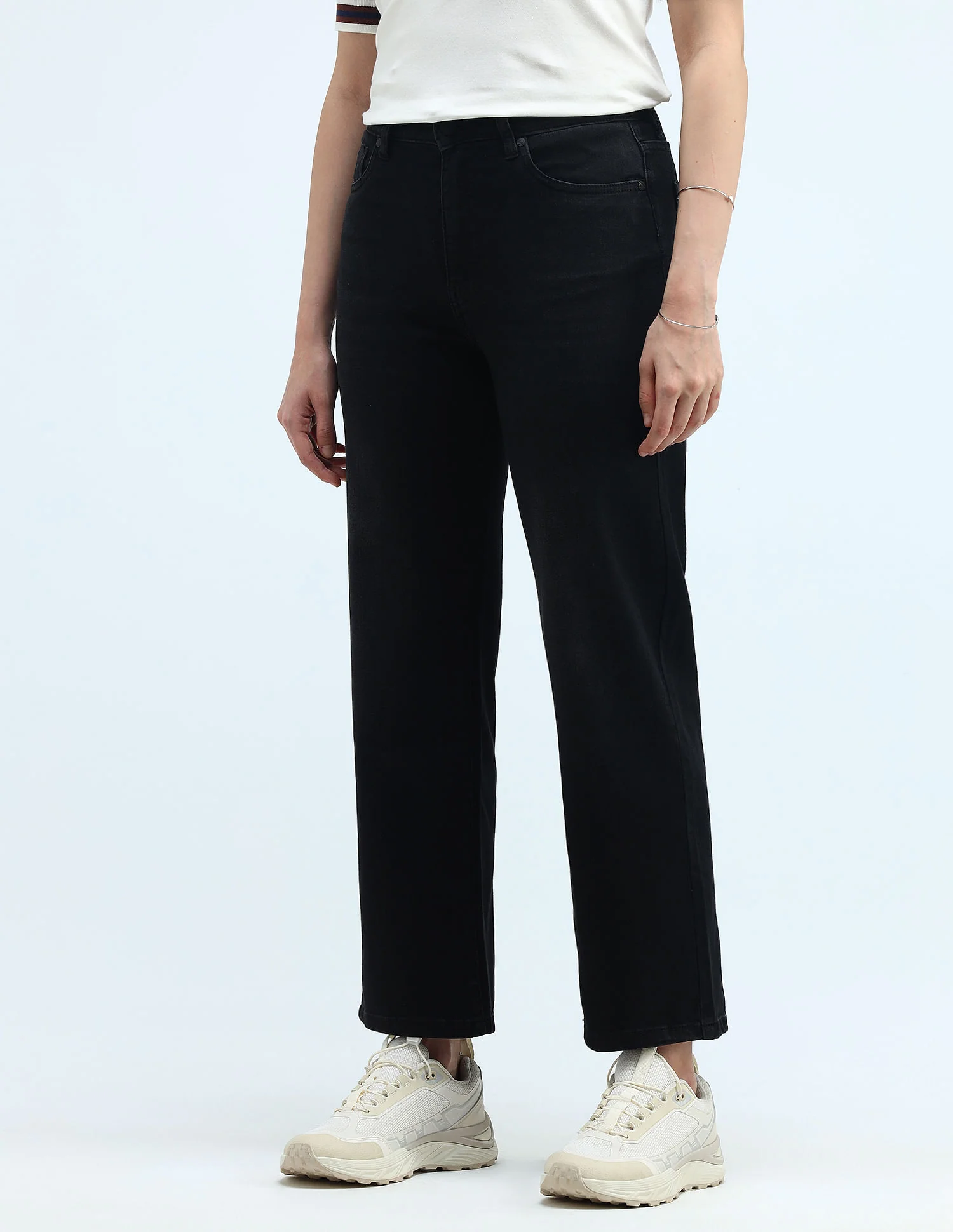 High Rise Wide Leg Jeans - Image 4