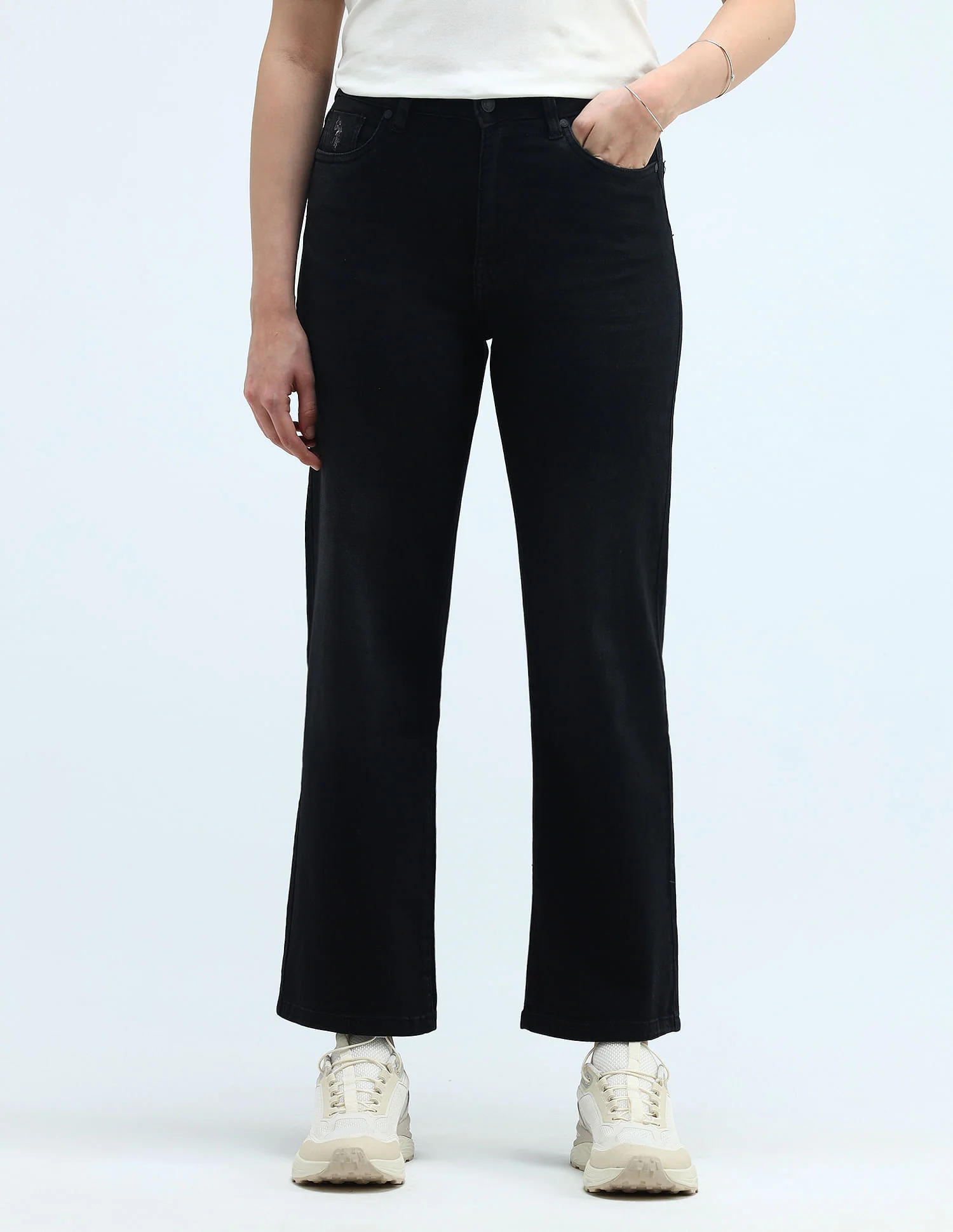 High Rise Wide Leg Jeans - Image 6