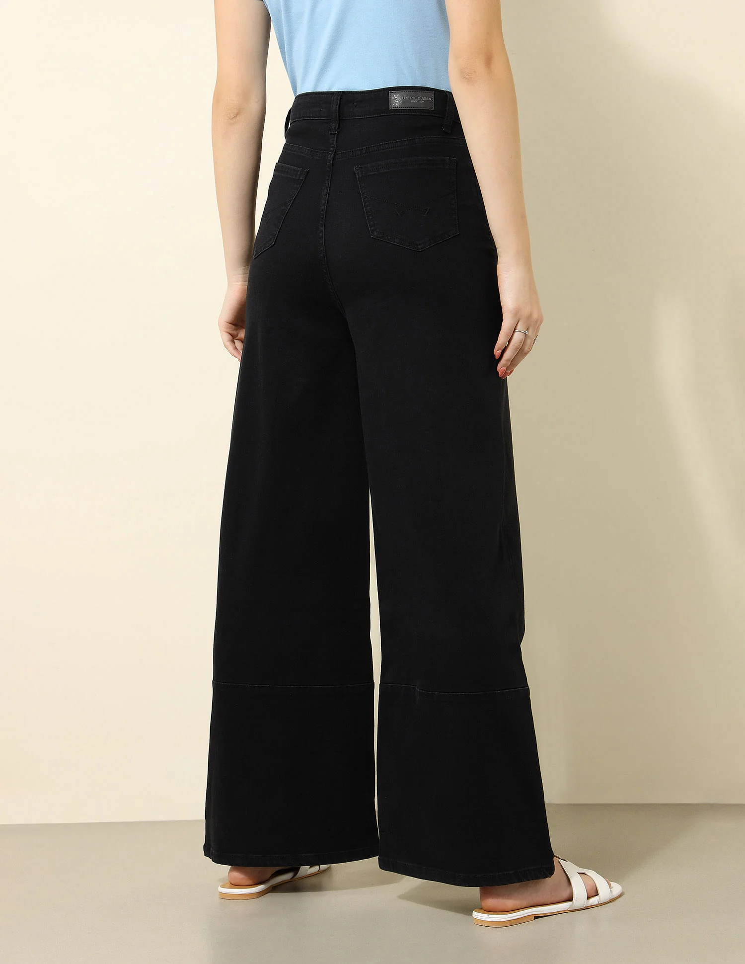 High Rise Wide Leg Jeans - Image 5