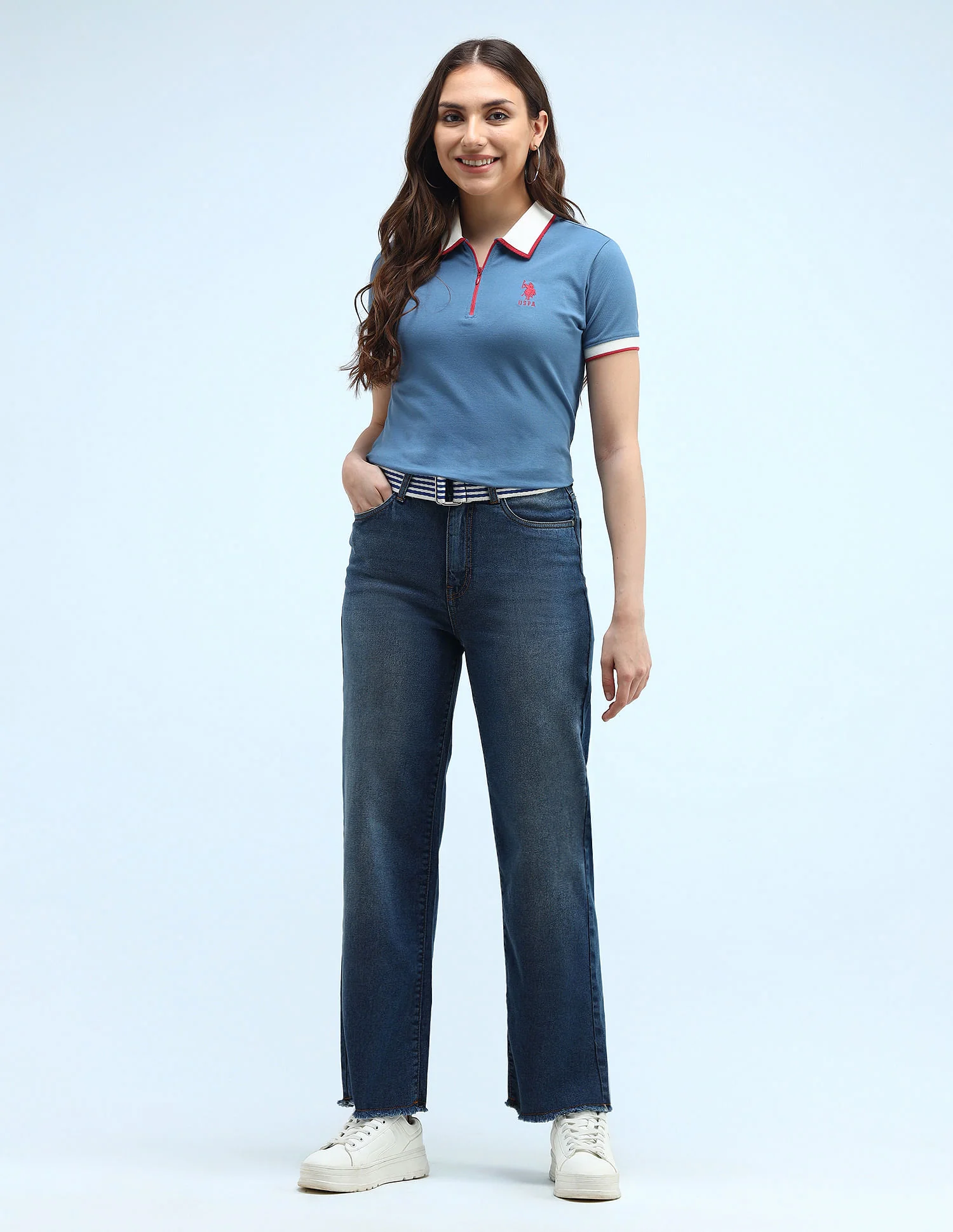 High Rise Wide Leg Jeans - Image 3