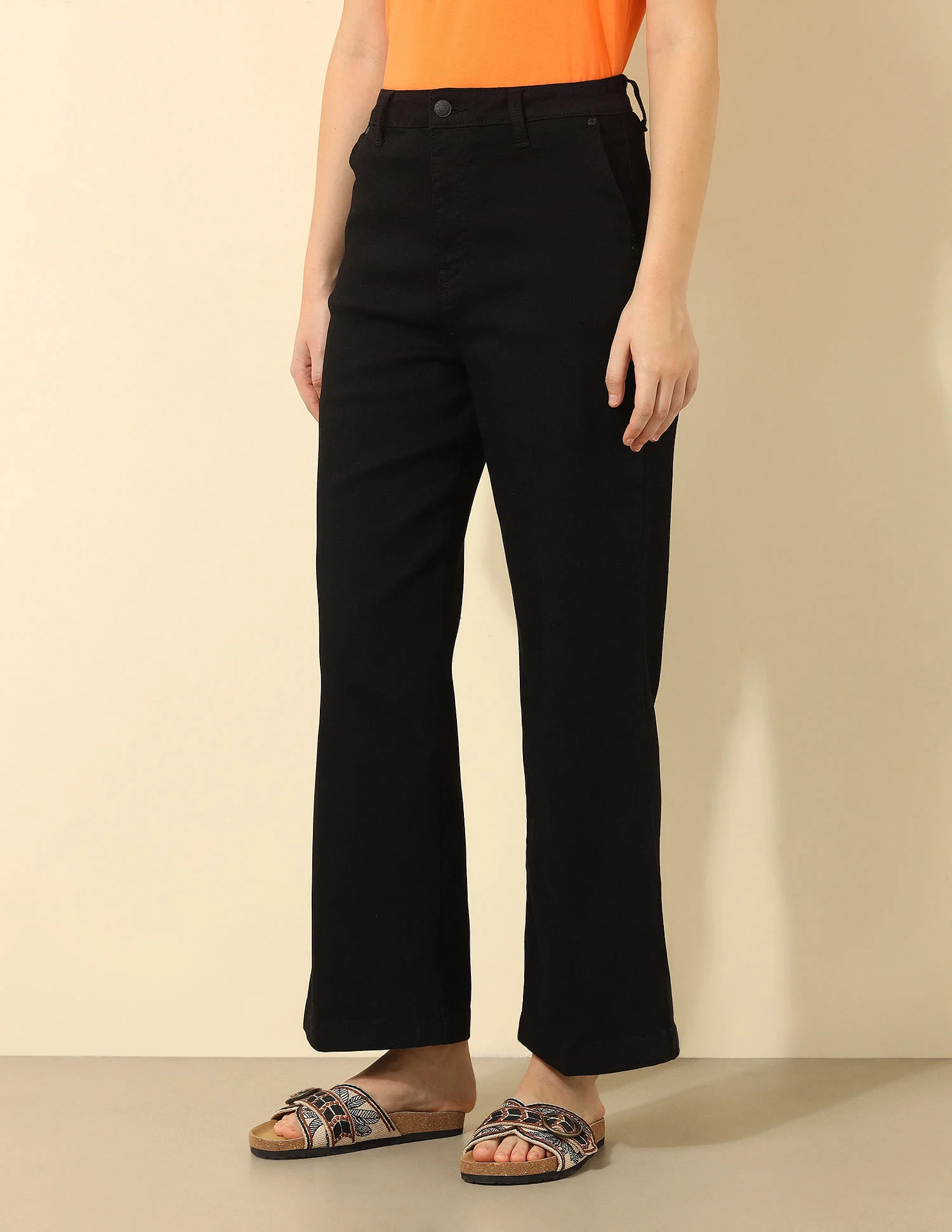 High Rise Wide Leg Jeans - Image 4