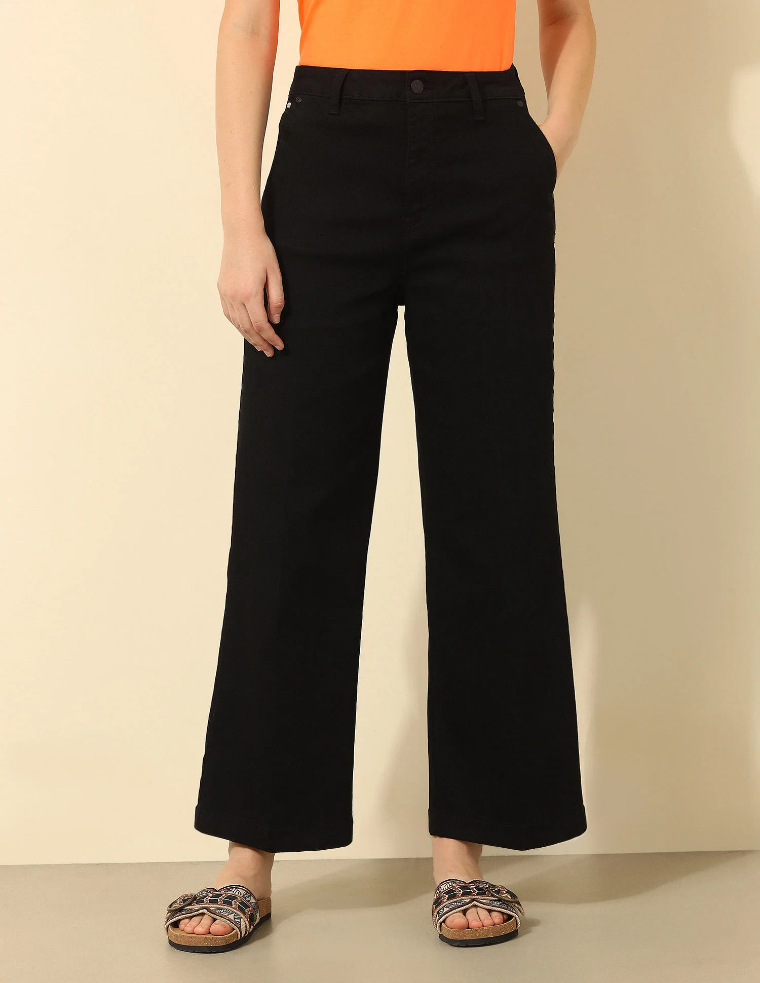 High Rise Wide Leg Jeans - Image 6
