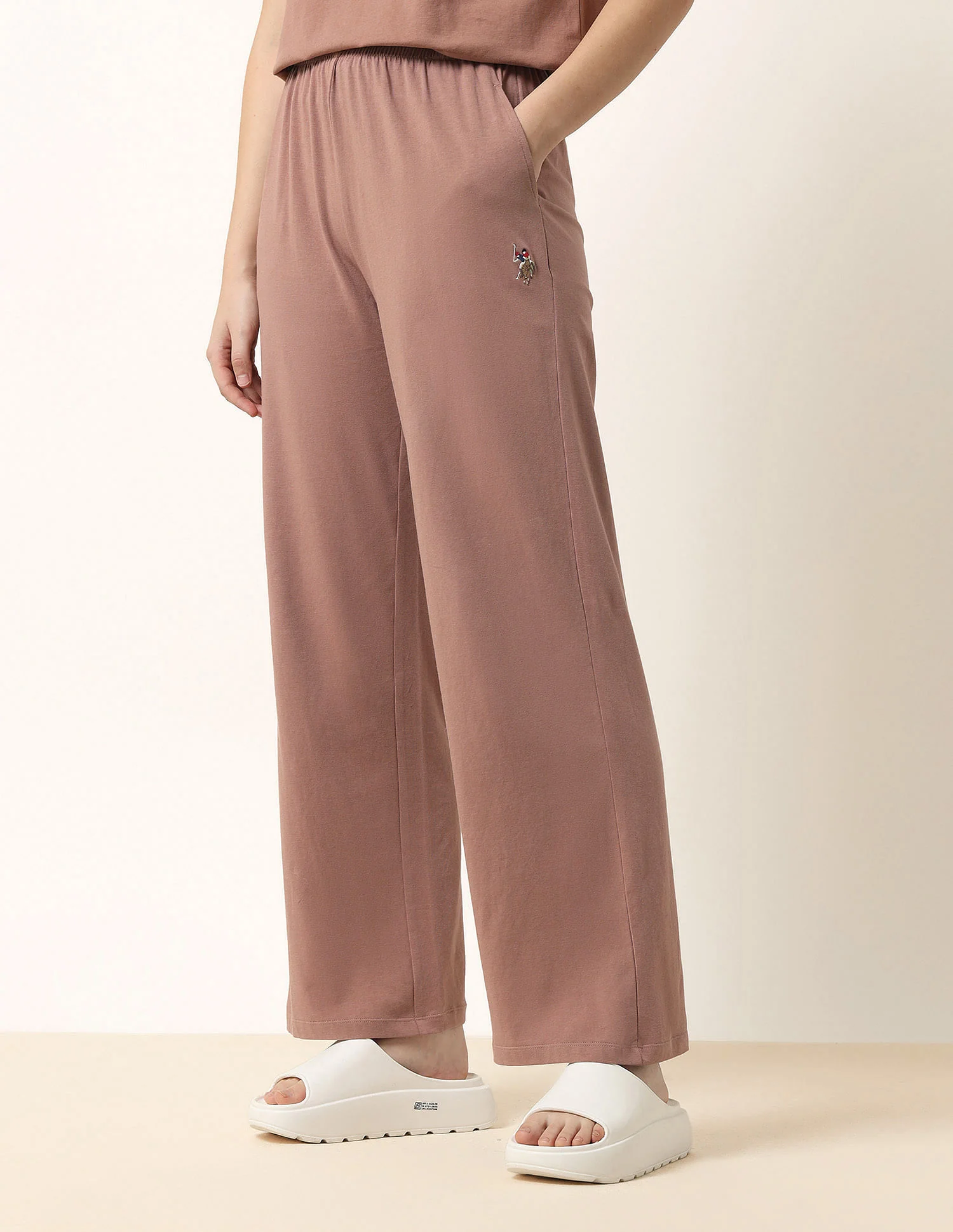 High-Rise Wide Leg Lounge Pants - Image 4
