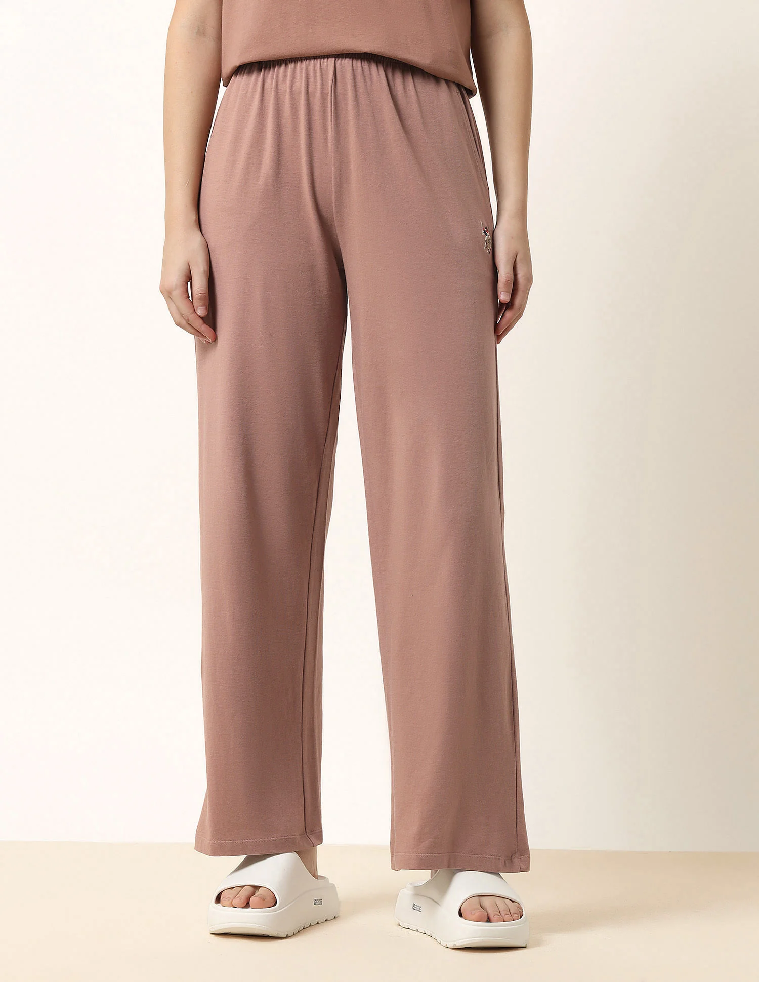 High-Rise Wide Leg Lounge Pants - Image 6