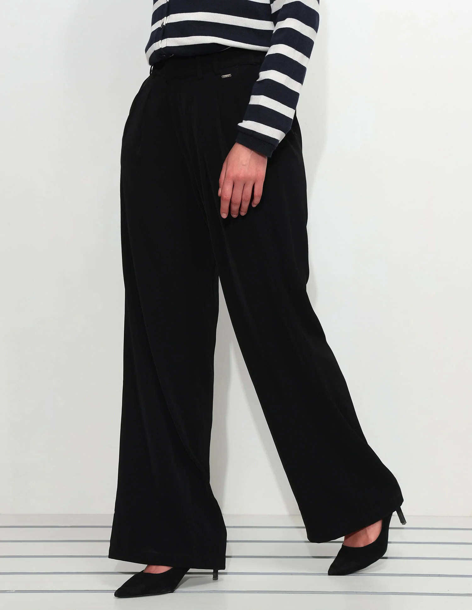 High Rise Wide Leg Trousers - Image 4
