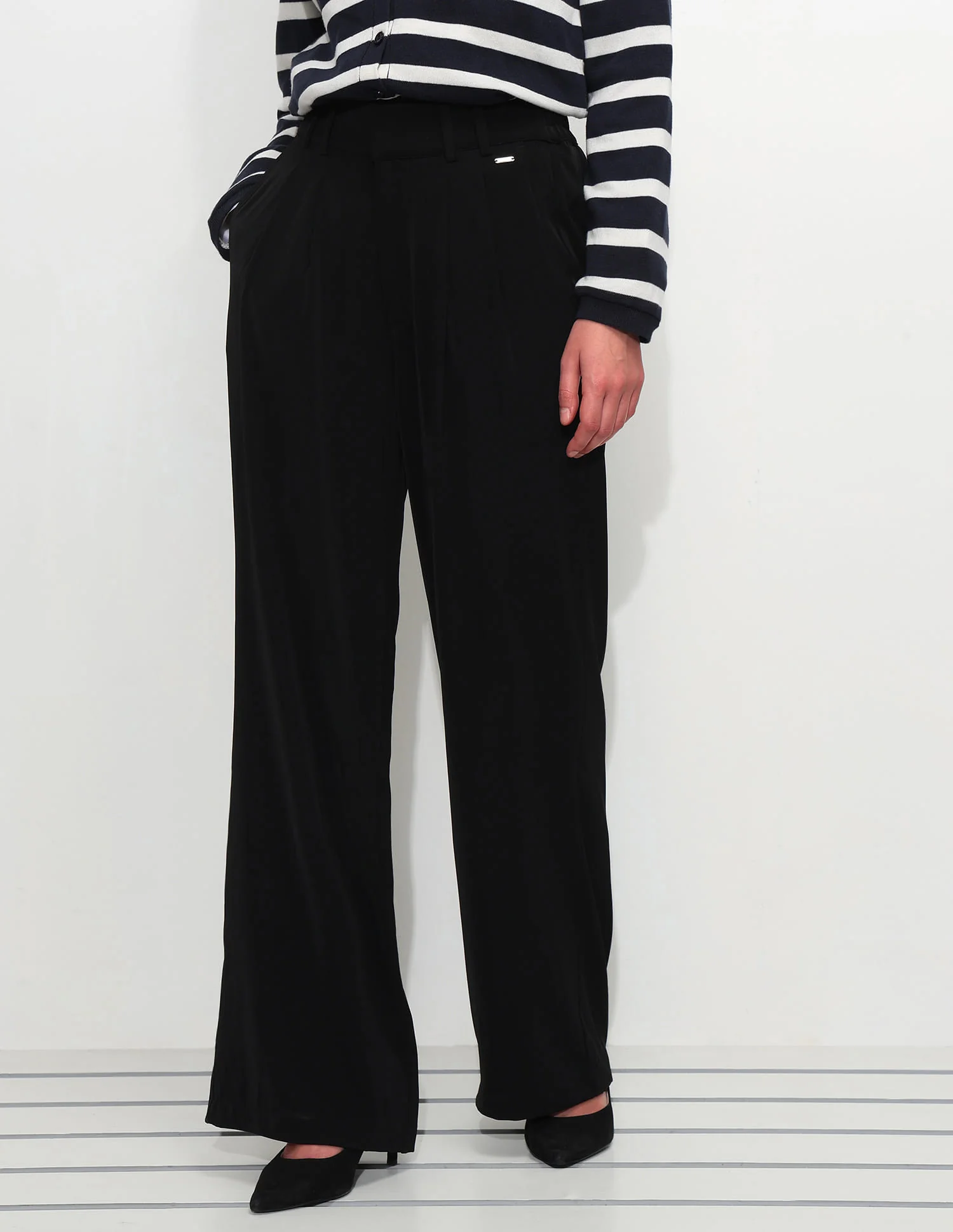 High Rise Wide Leg Trousers - Image 6