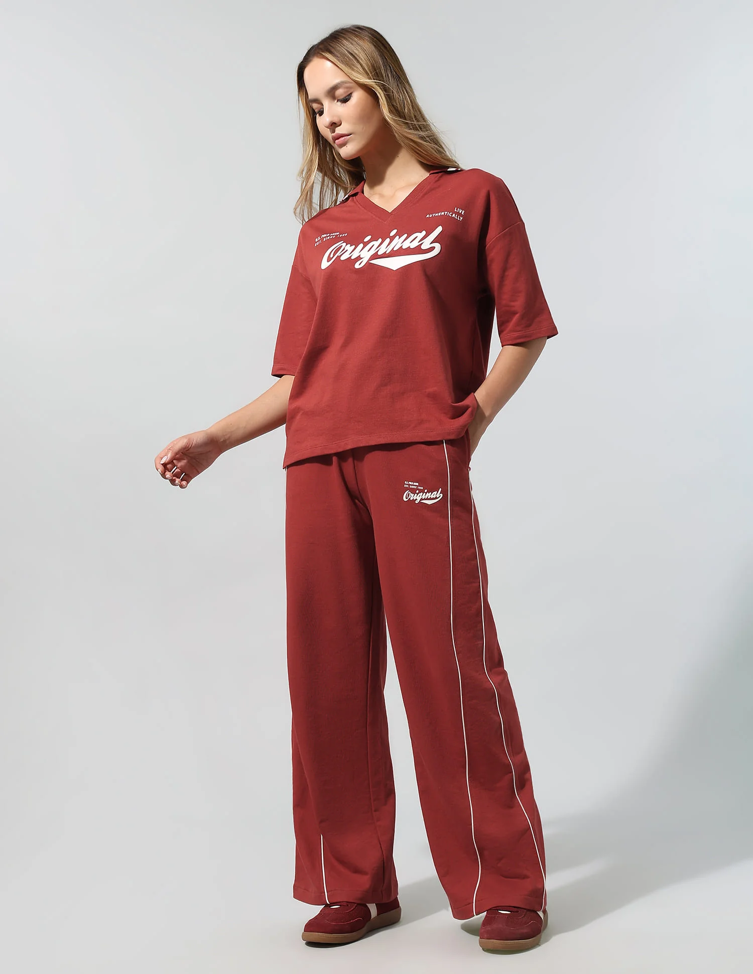 High Rise Wide Leg Trousers - Image 3