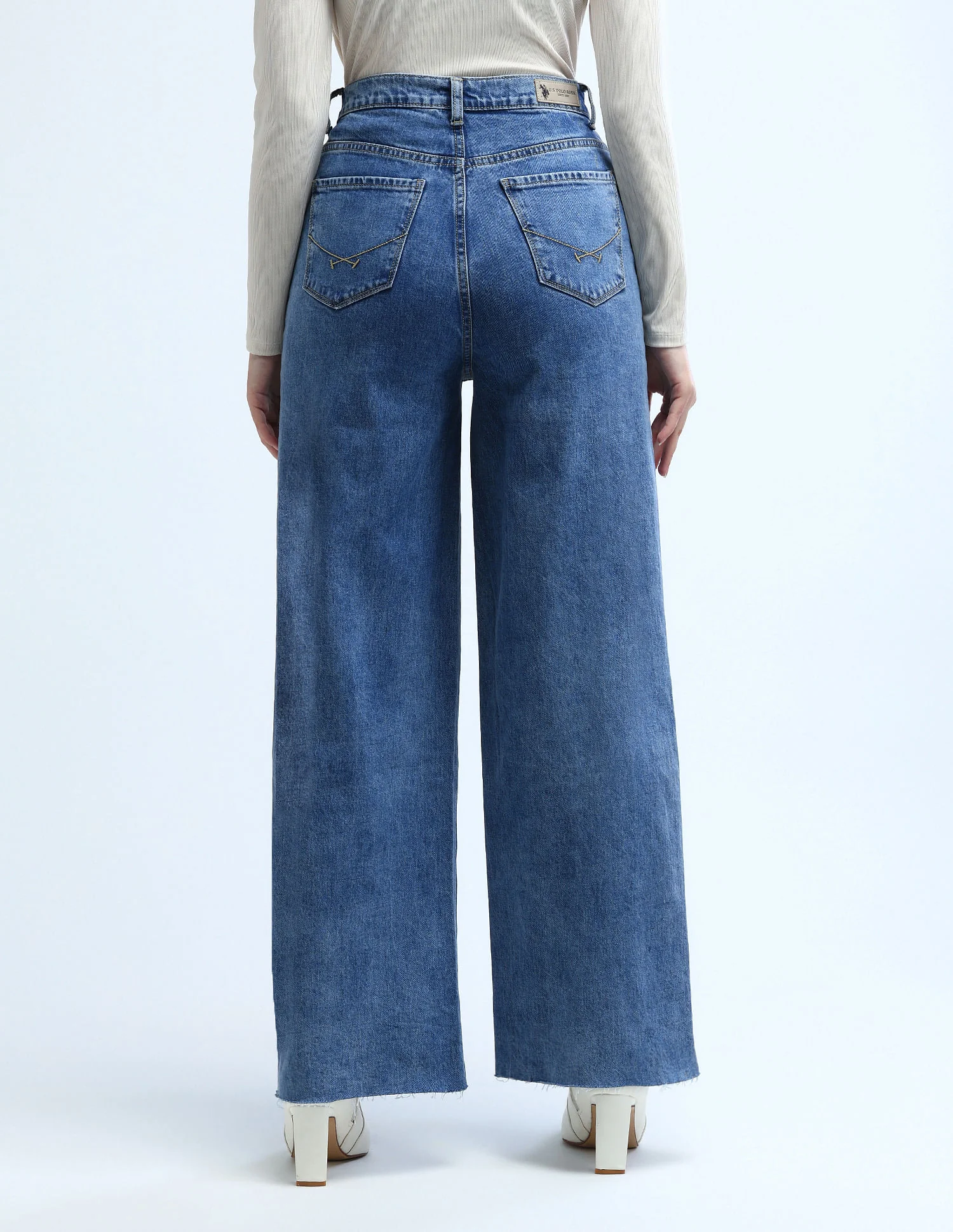High Rise Wideleg Jeans - Image 5