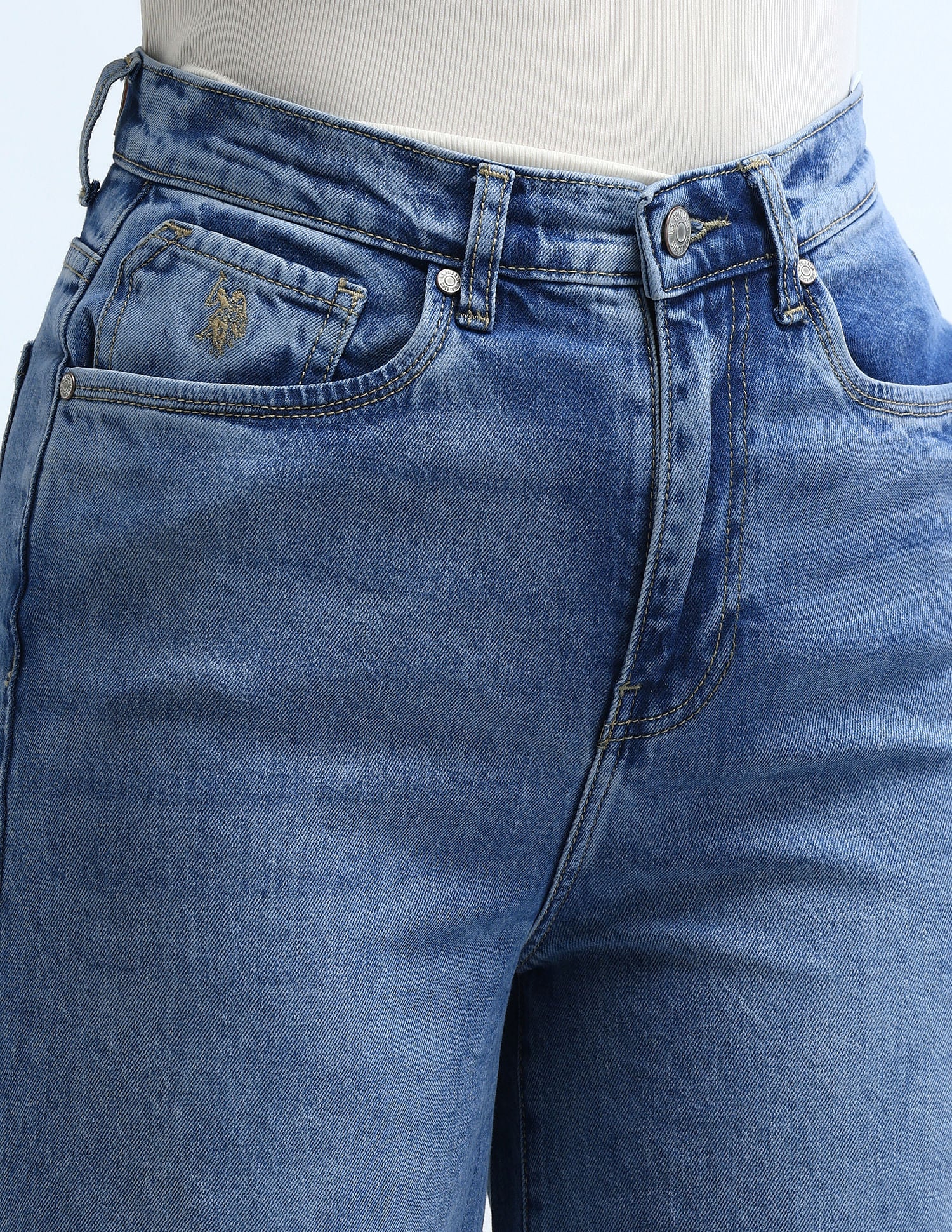 High Rise Wideleg Jeans - Image 7