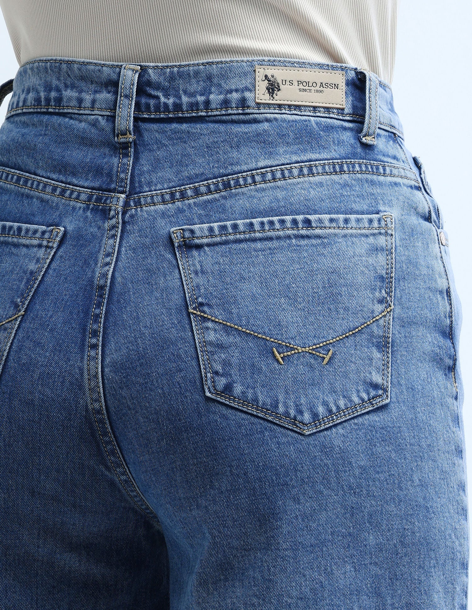 High Rise Wideleg Jeans - Image 8