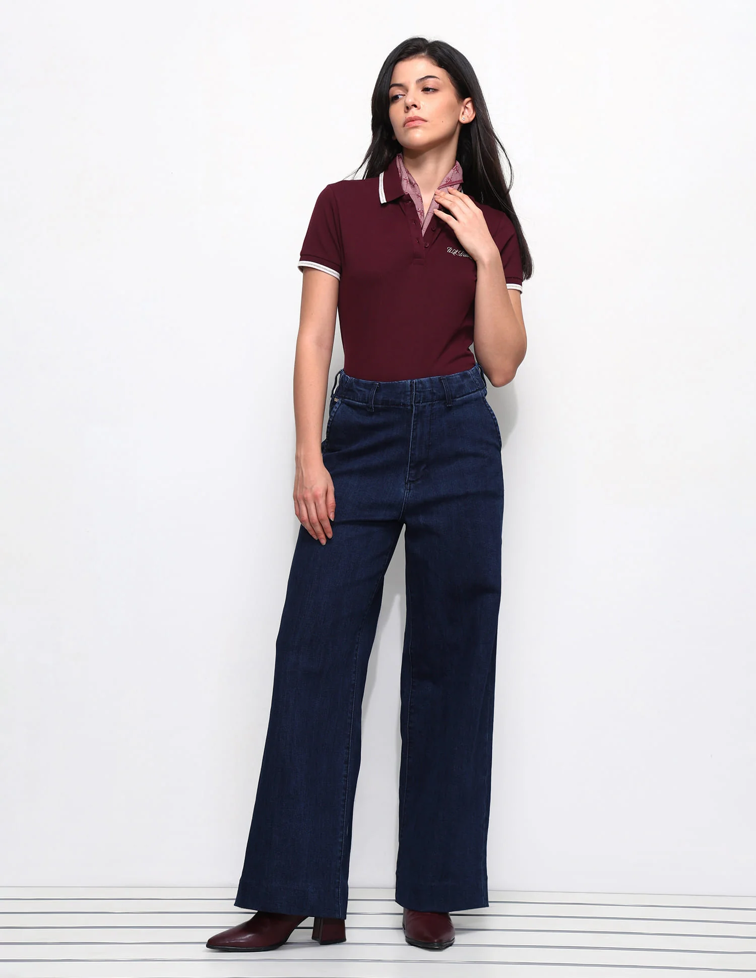 High Rise Wideleg Jeans - Image 3