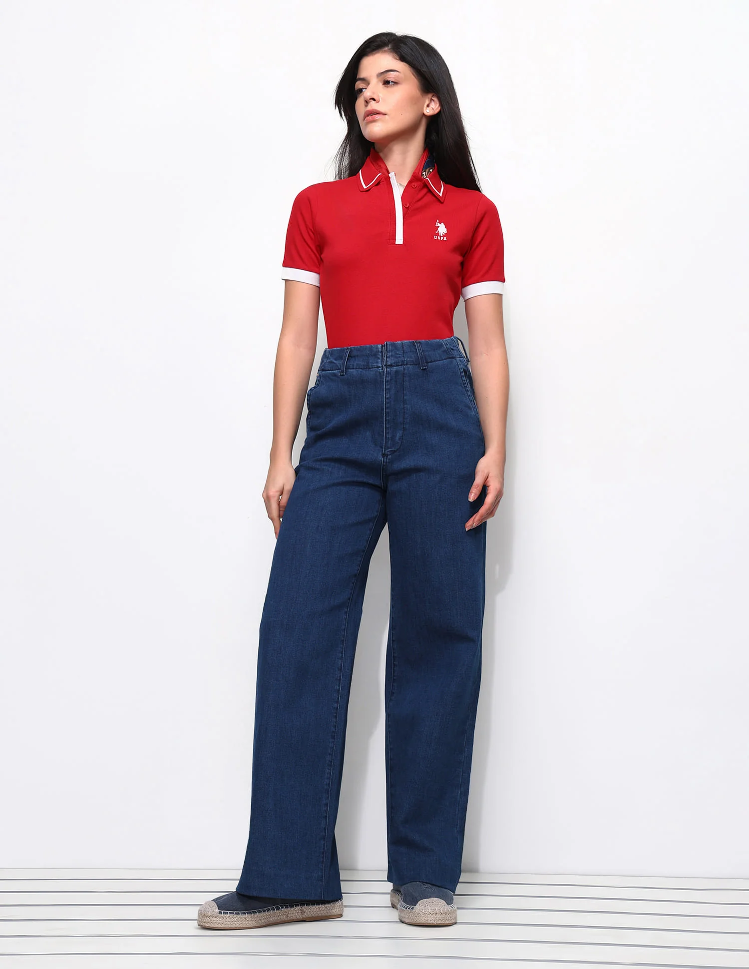 High Rise Wideleg Jeans - Image 3