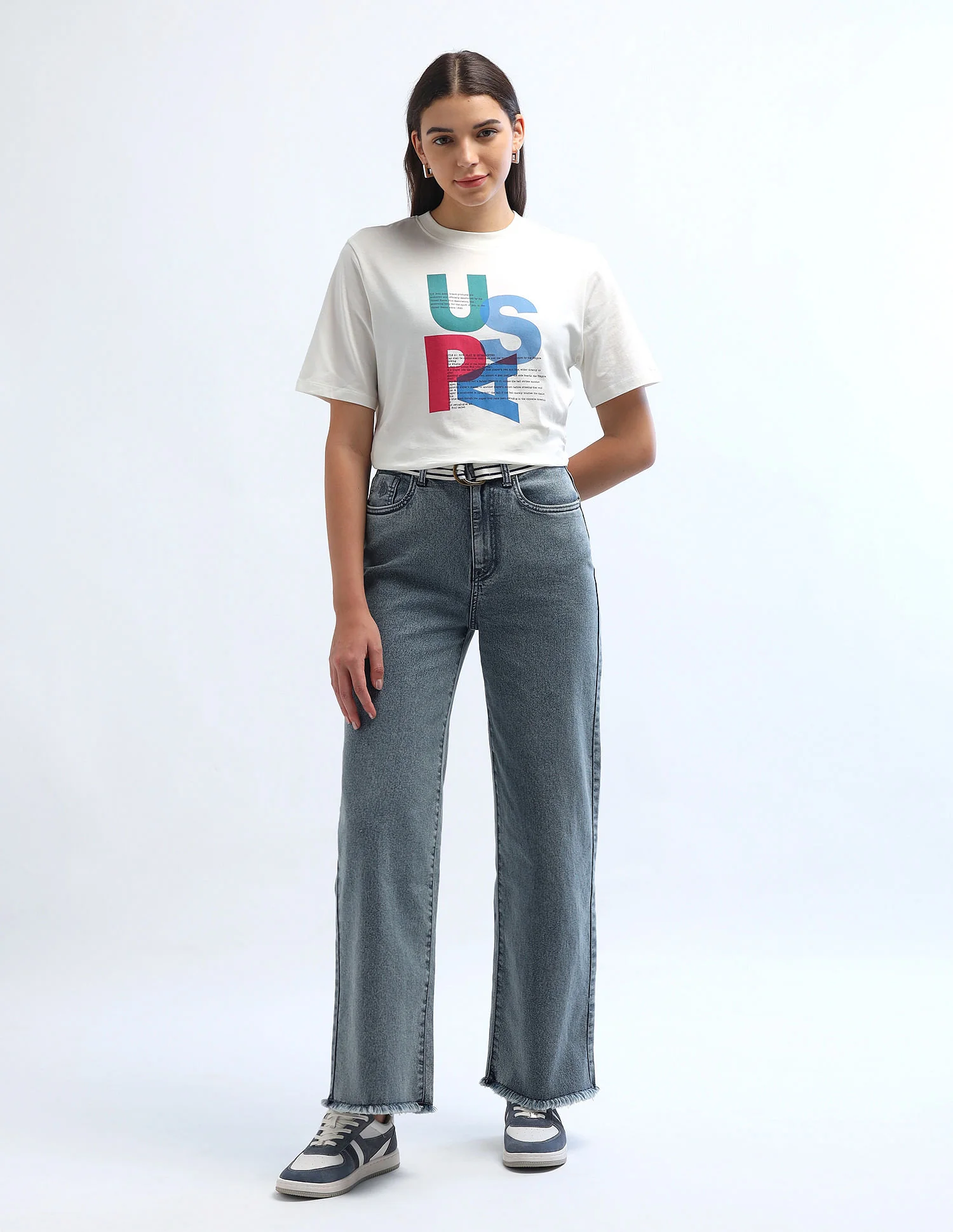 High Rise Wideleg Jeans - Image 3