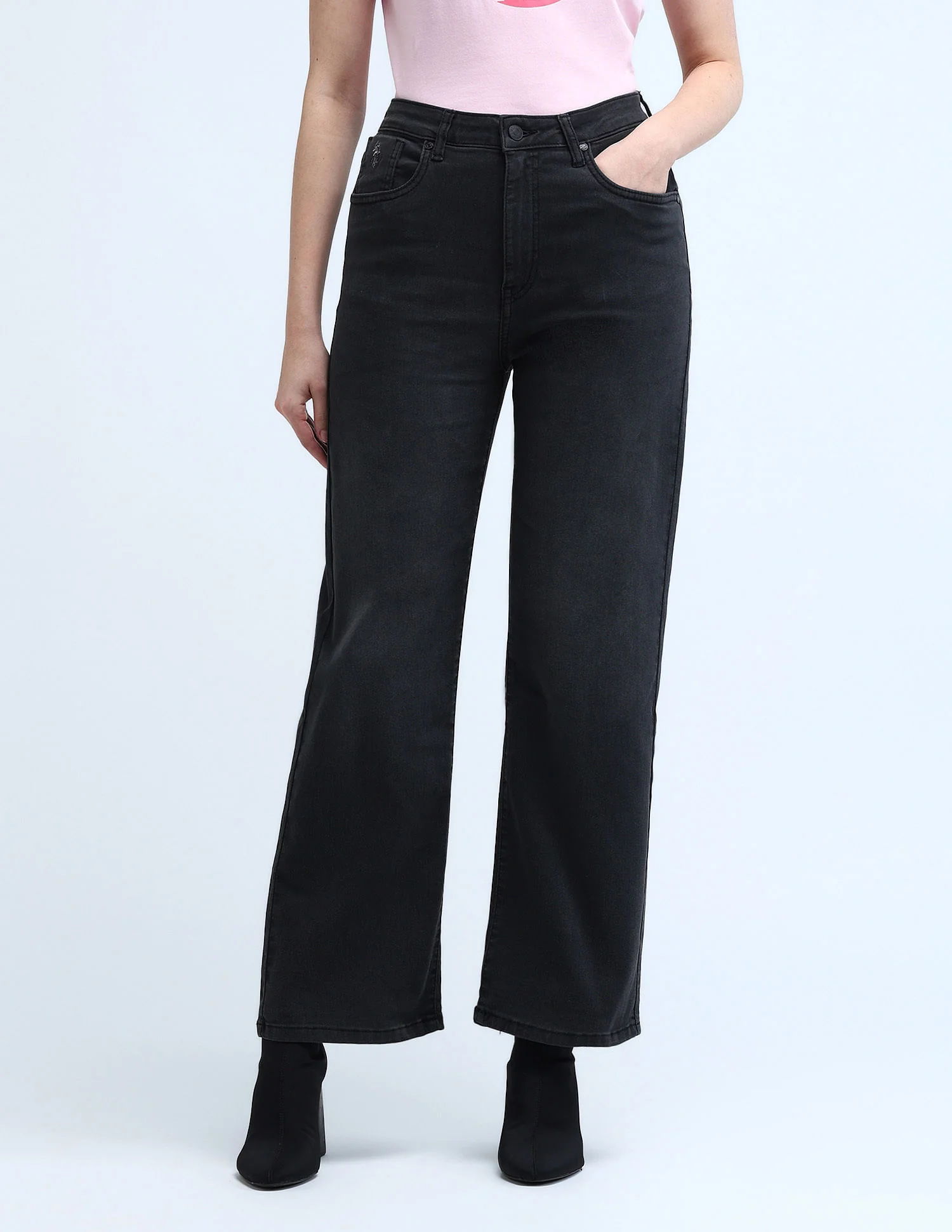 High Rise Wideleg Jeans - Image 6