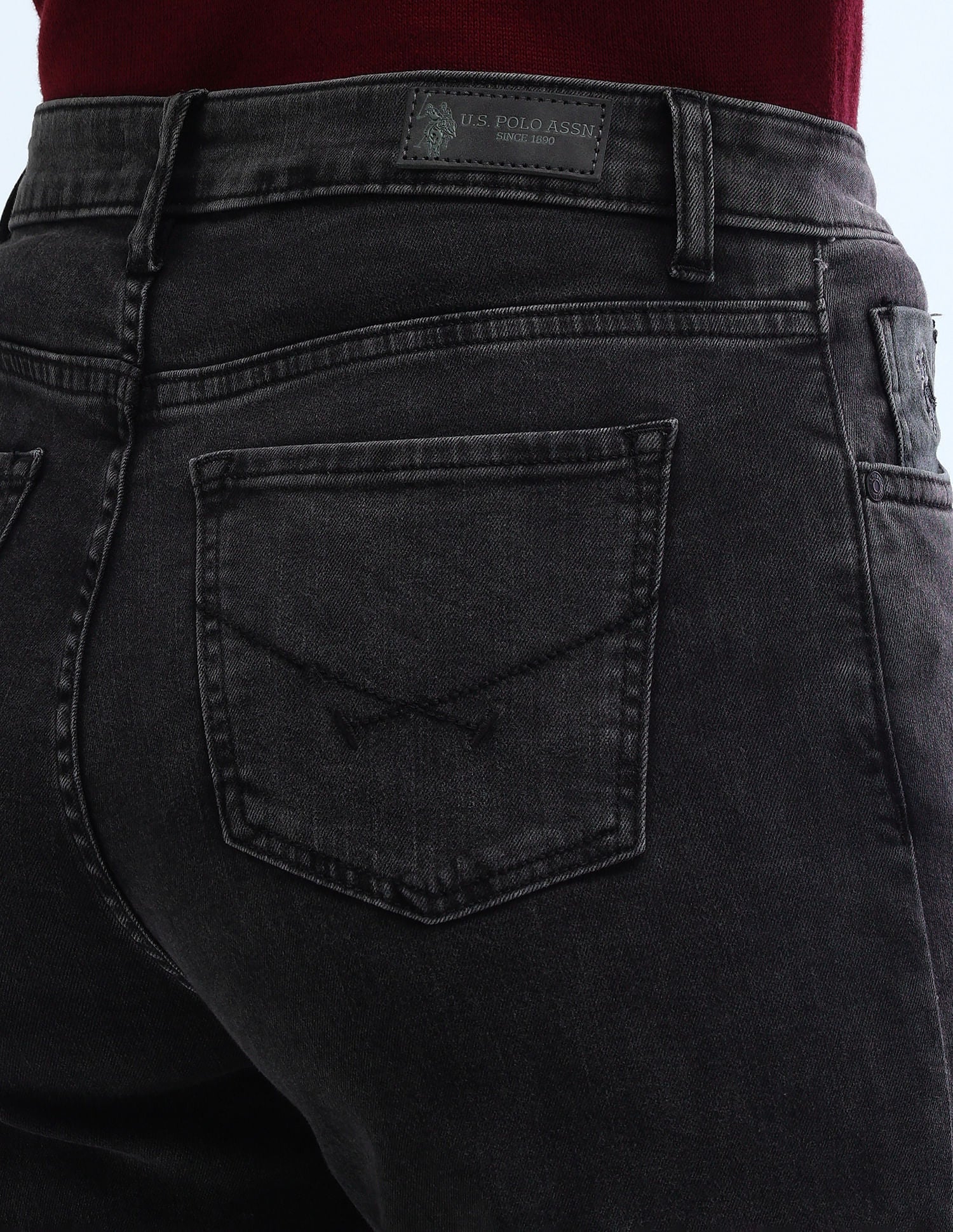 High Rise Wideleg Stretchable Jeans - Image 8