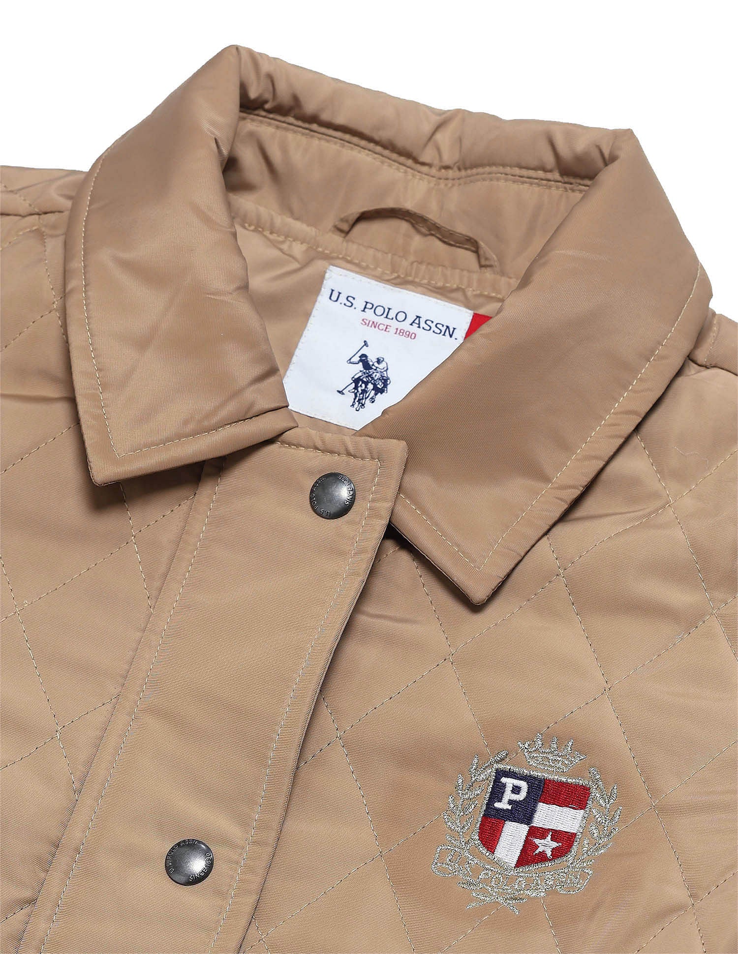 Hooded Solid Quilted Jacket - Image 8