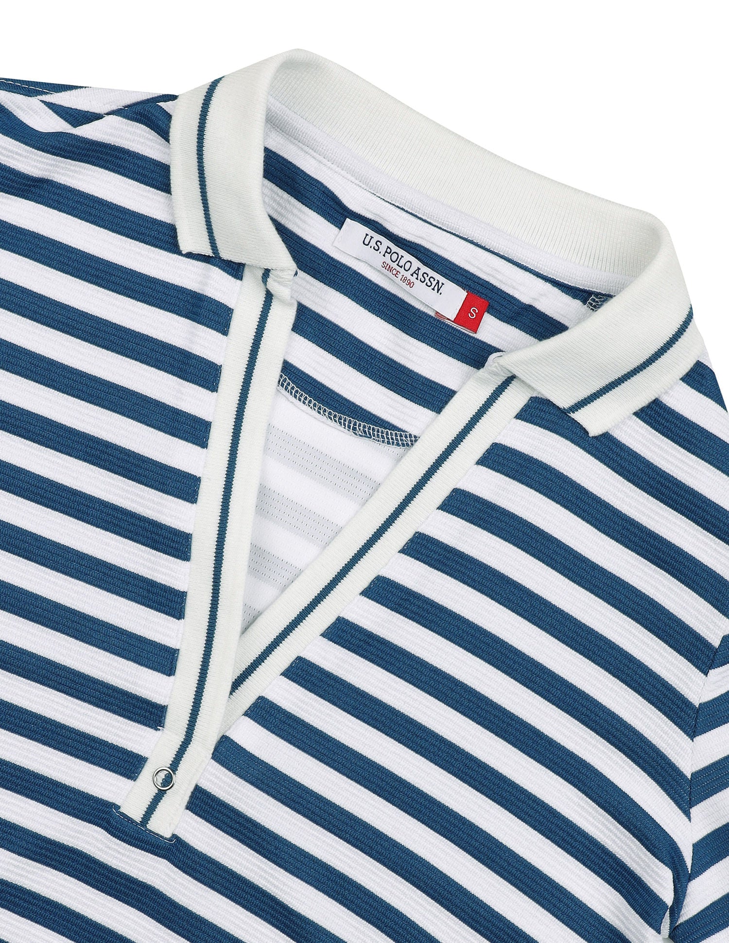Horizontal Striped Polo Shirt - Image 8