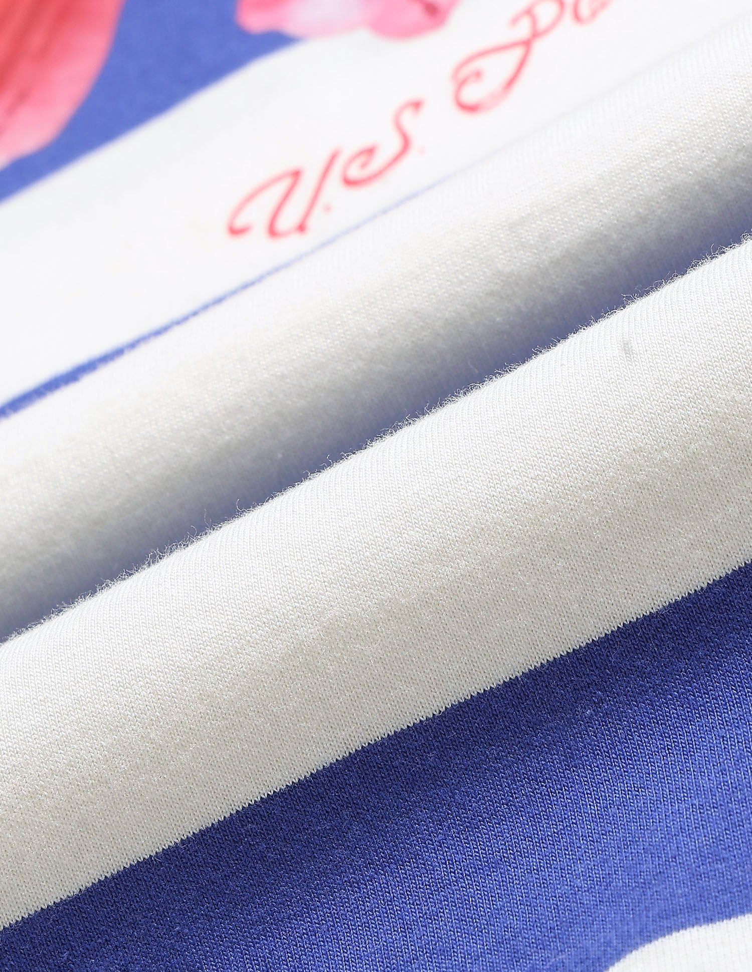 Horizontal Striped Relaxed Fit T-Shirt - Image 2