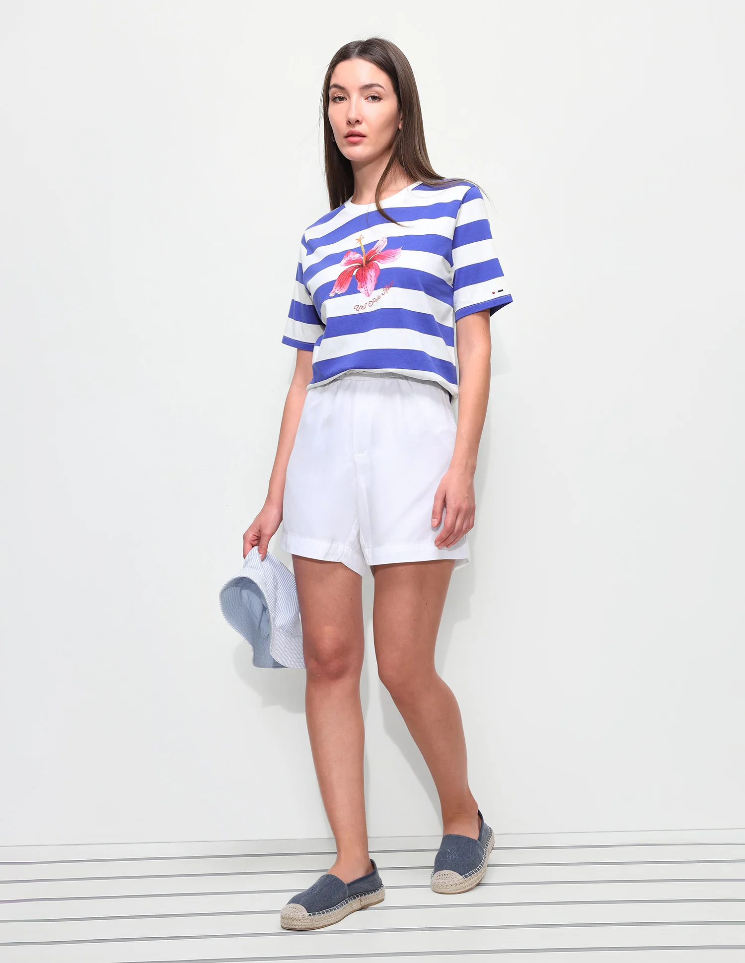 Horizontal Striped Relaxed Fit T-Shirt - Image 3
