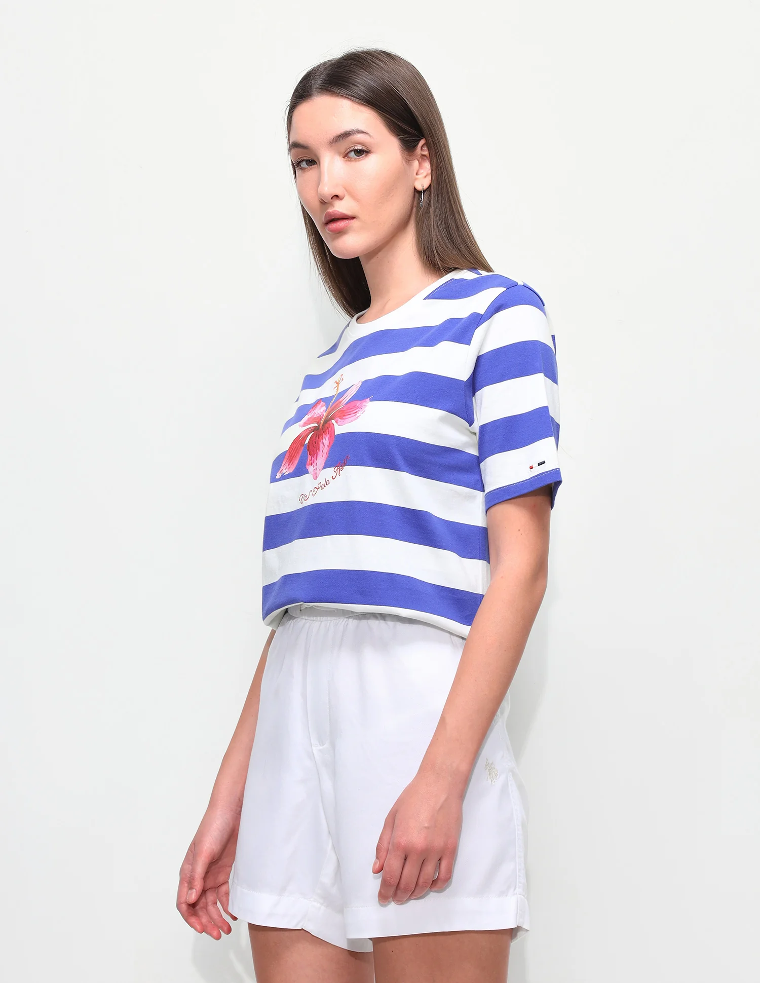 Horizontal Striped Relaxed Fit T-Shirt - Image 4