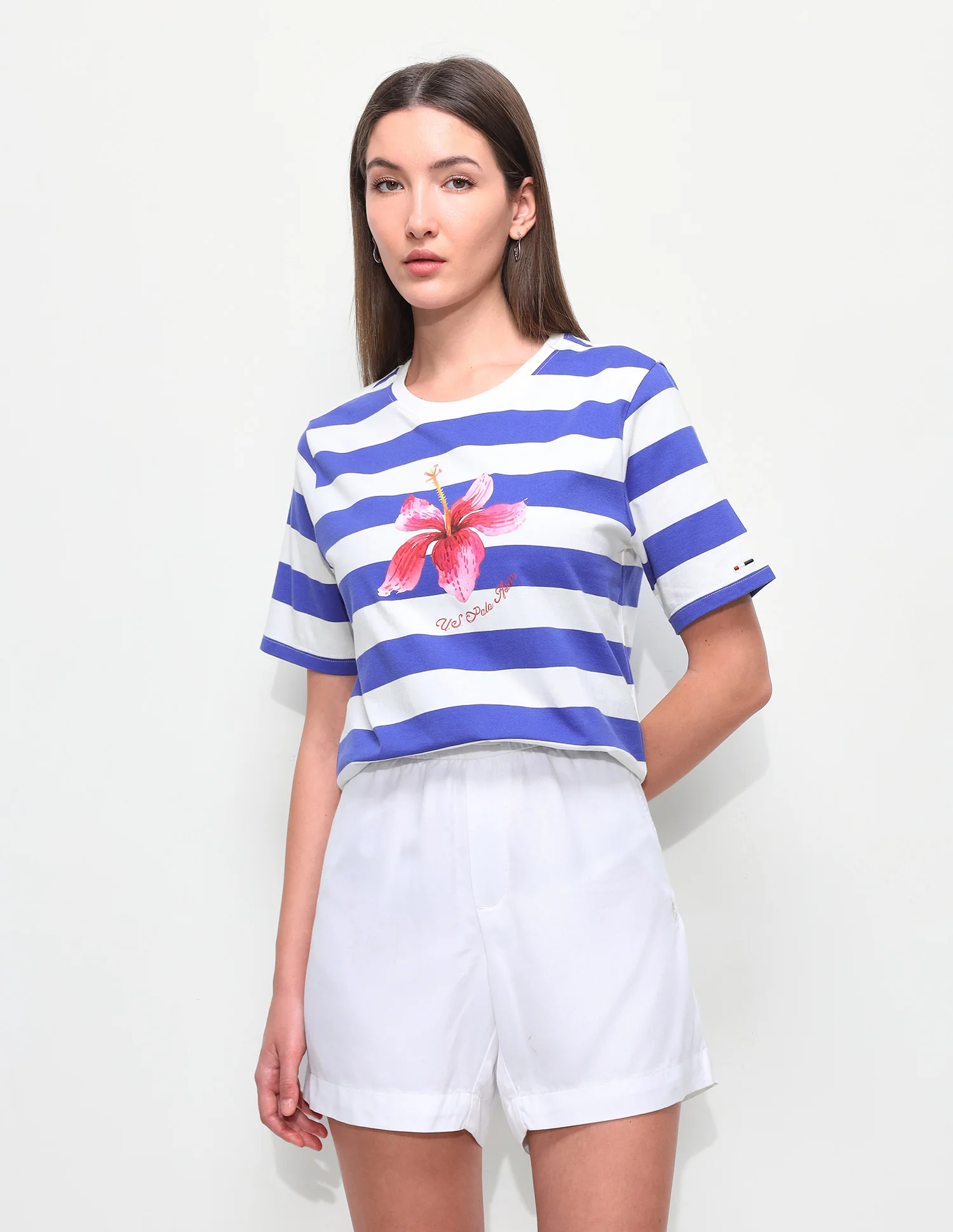 Horizontal Striped Relaxed Fit T-Shirt - Image 6