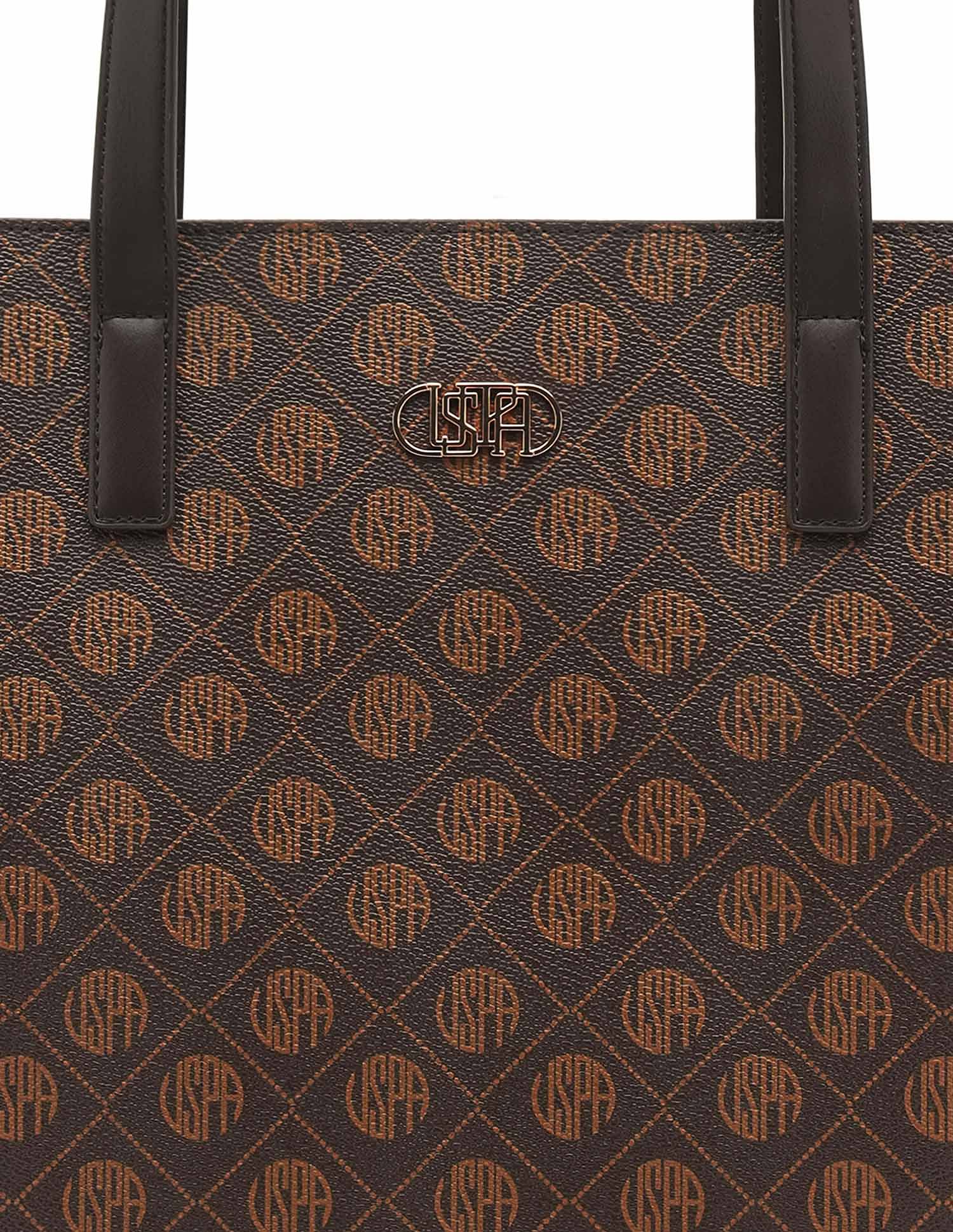 Isla Monogram Tote Handbag - Image 9