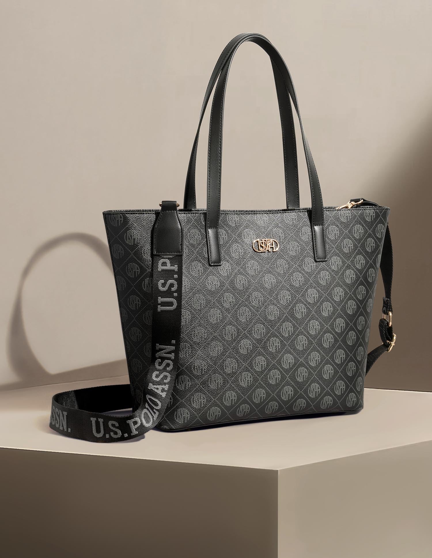 Isla Monogram Tote Handbag