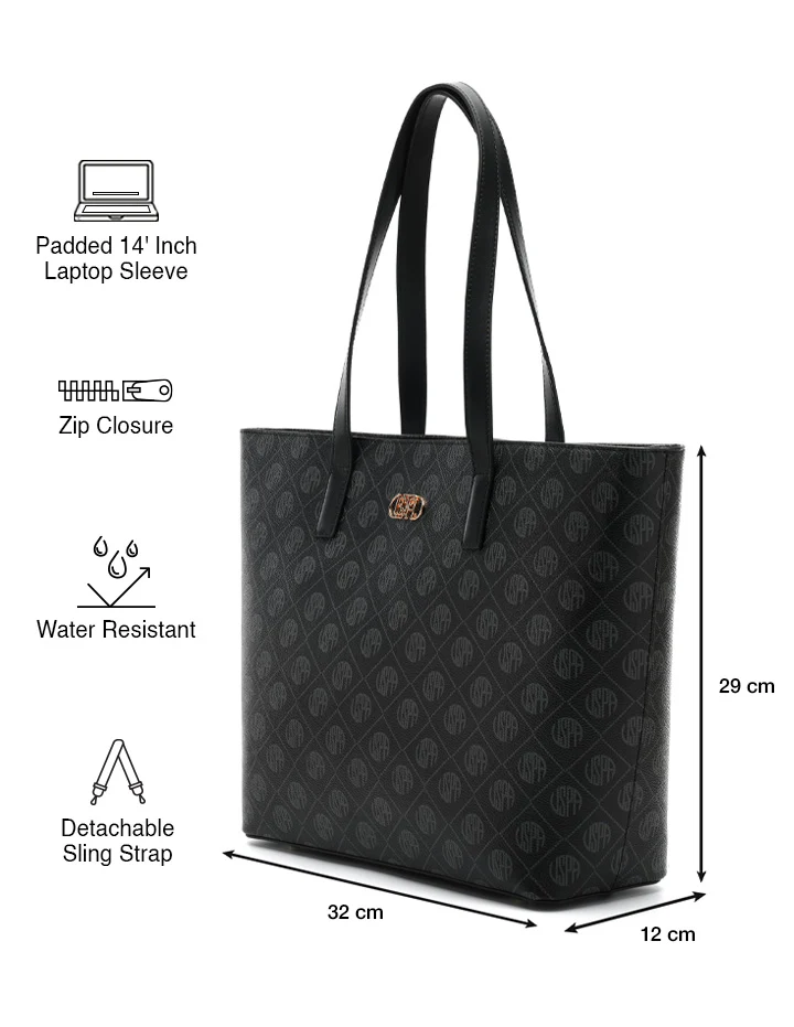 Isla Monogram Tote Handbag - Image 3