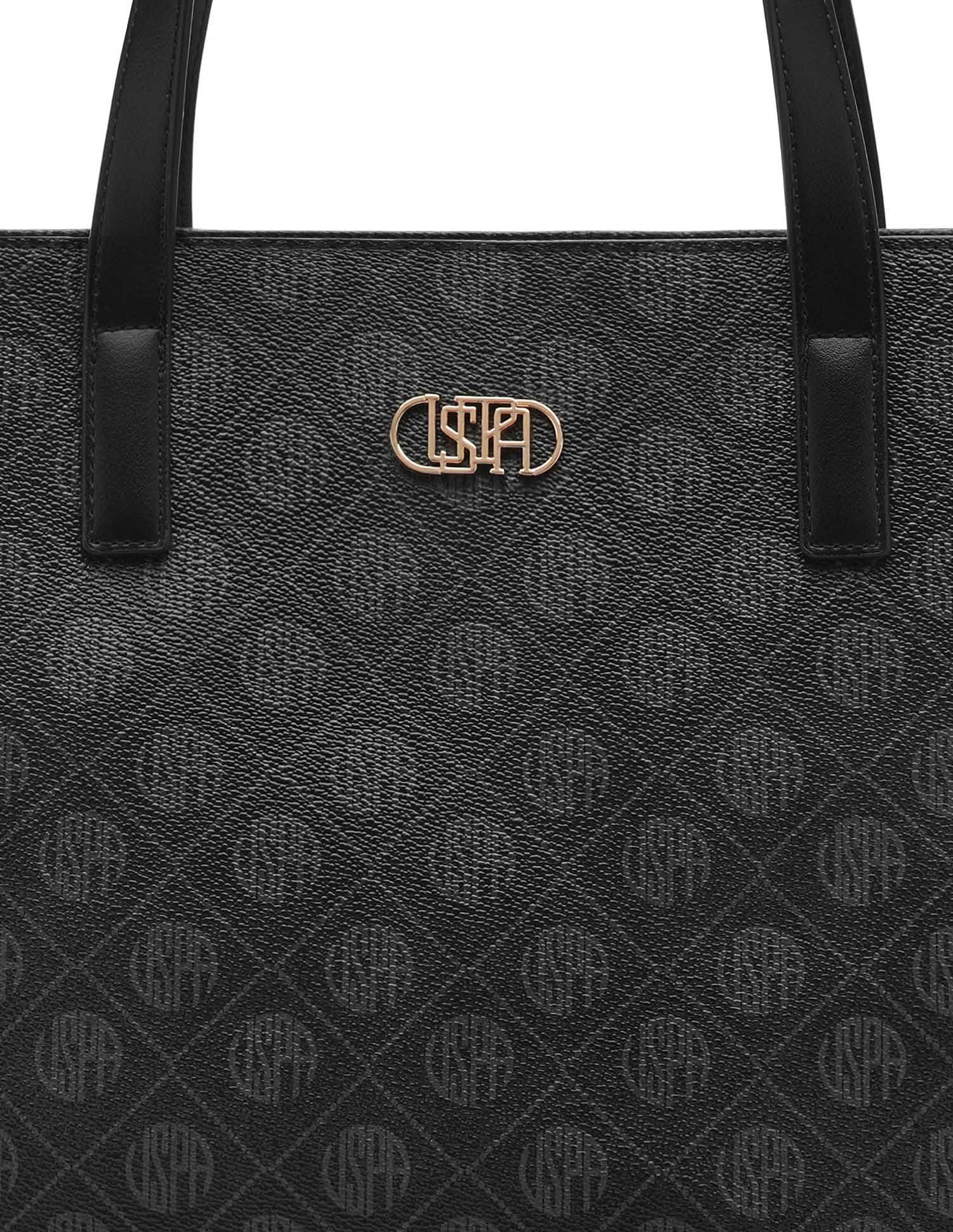 Isla Monogram Tote Handbag - Image 9