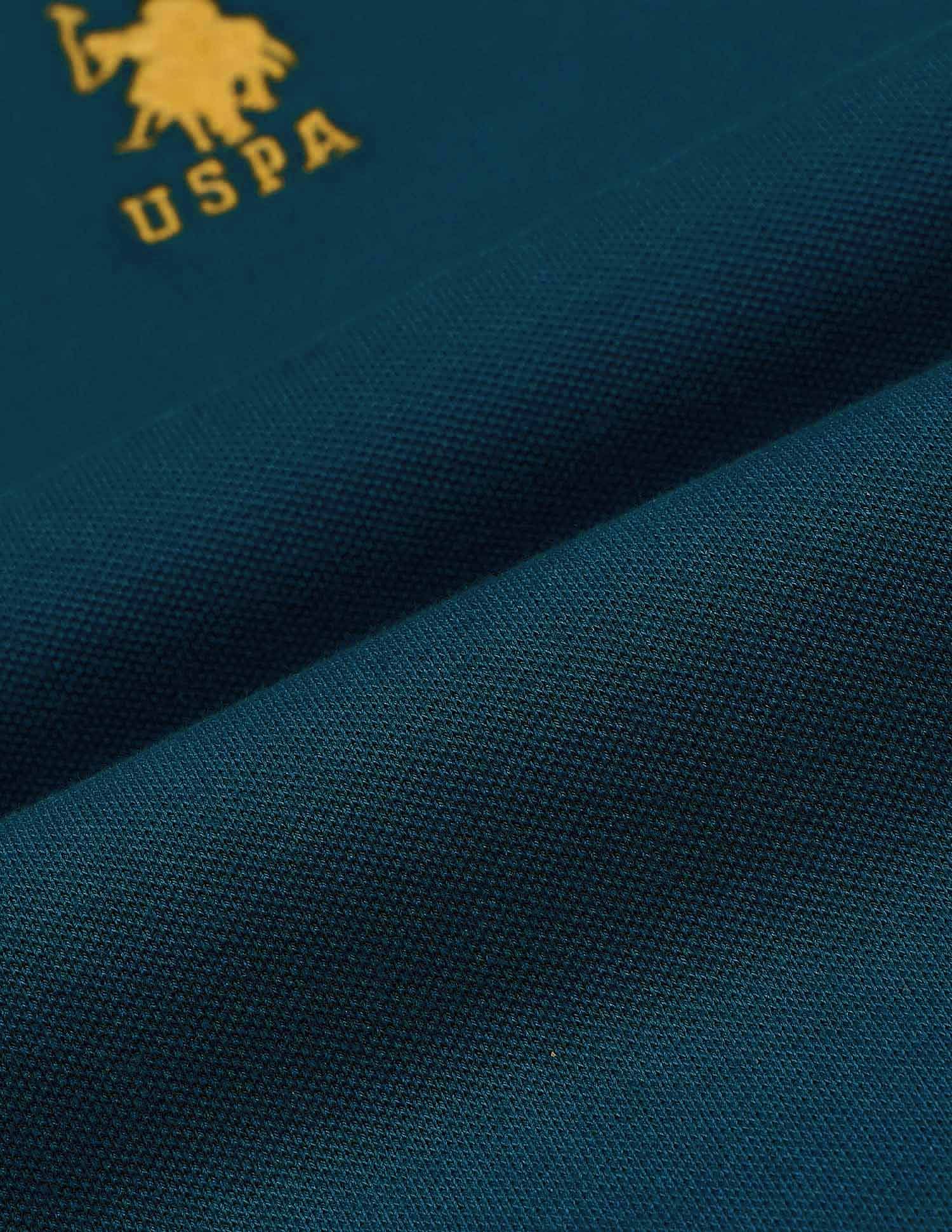 Jacquard Collar Regular Fit Polo Shirt - Image 2